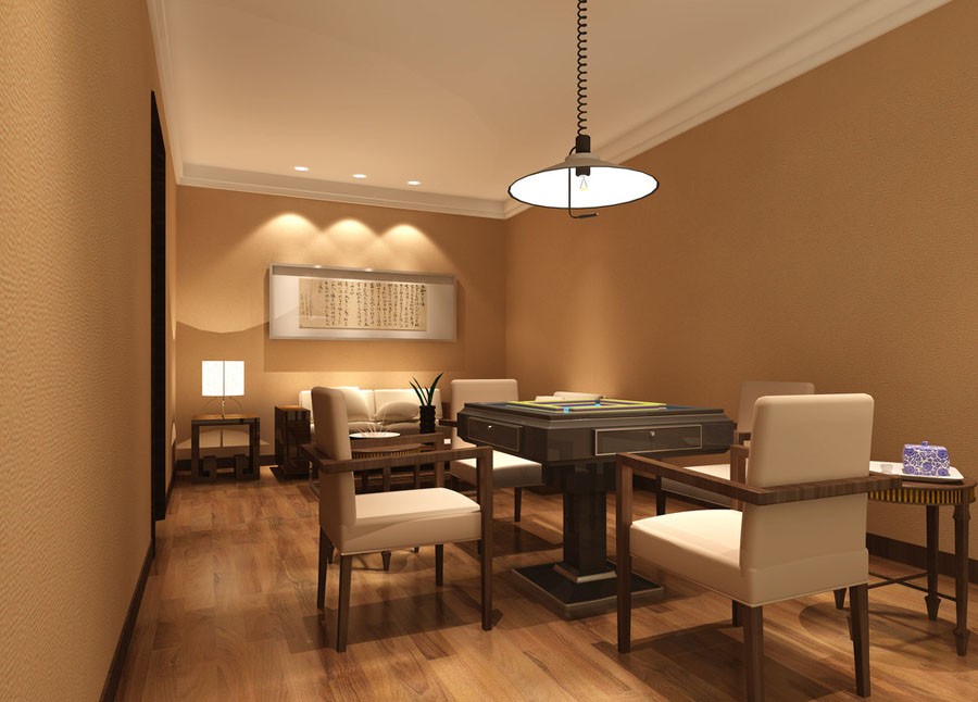 麻将室.棋牌室设计案例效果图