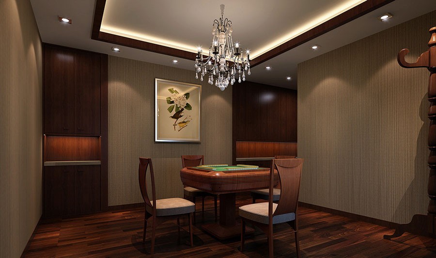 麻将室.棋牌室设计案例效果图