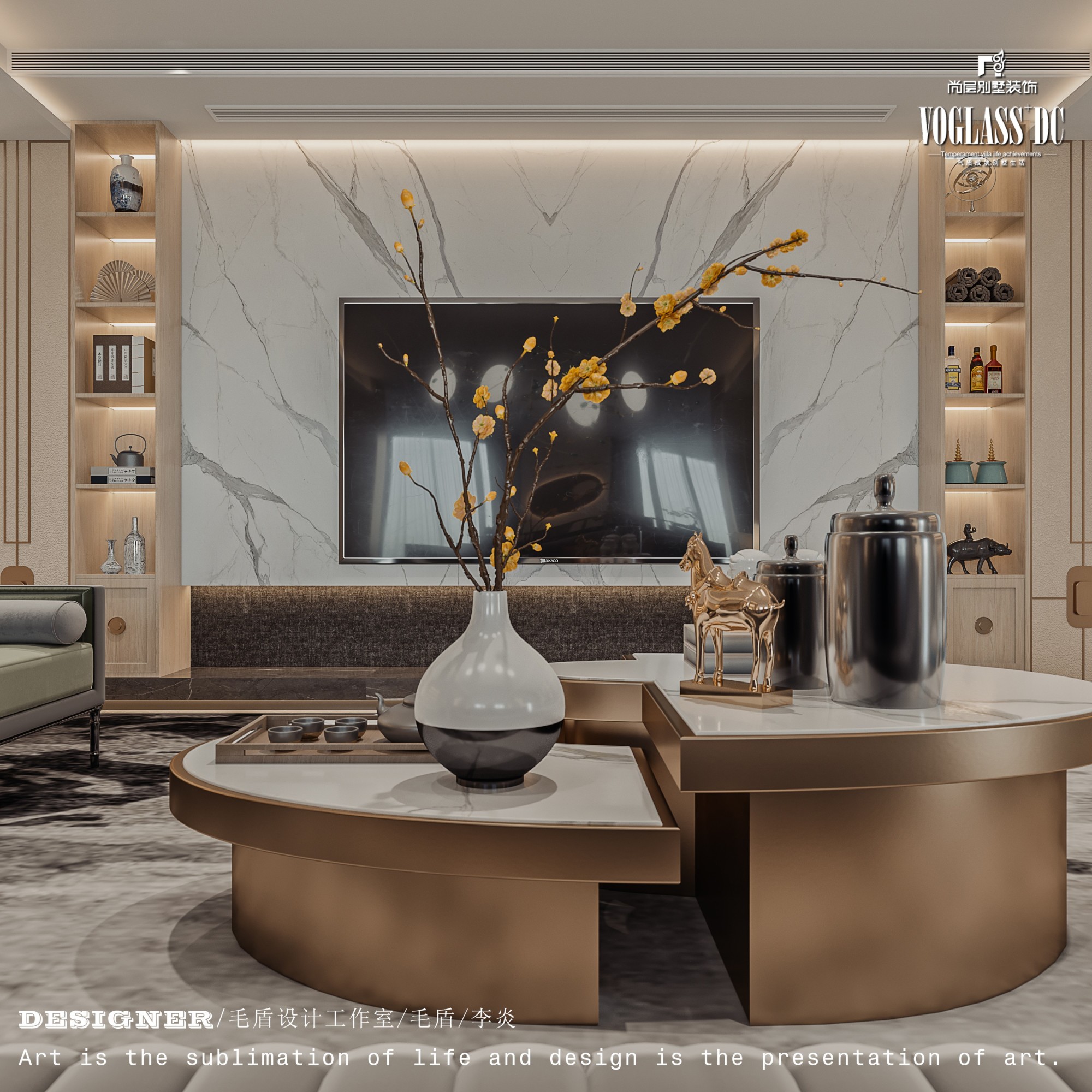 新中式家装设计方案[ID: 106644553]_建e效果图