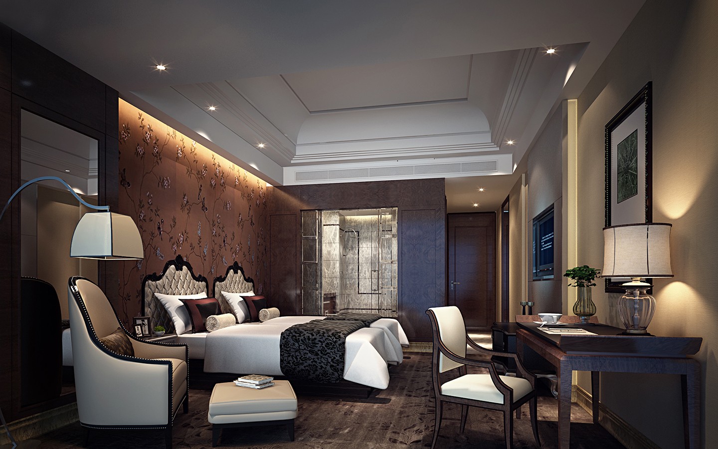 【酒店设计】滨河一号五星级综合酒店全案设计 - 效果图交流区-建E室内设计网