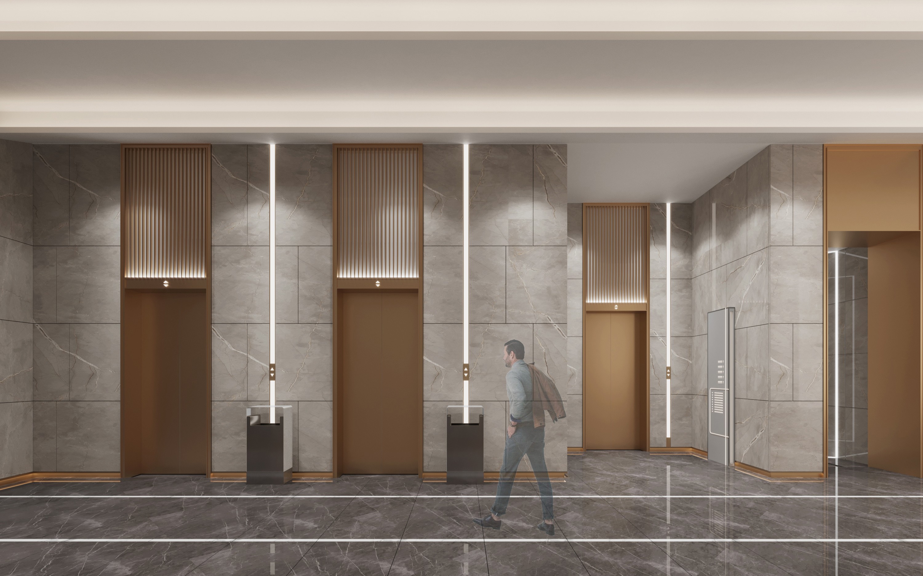 新中式商业大堂设计 - 效果图交流区-建e室内设计网