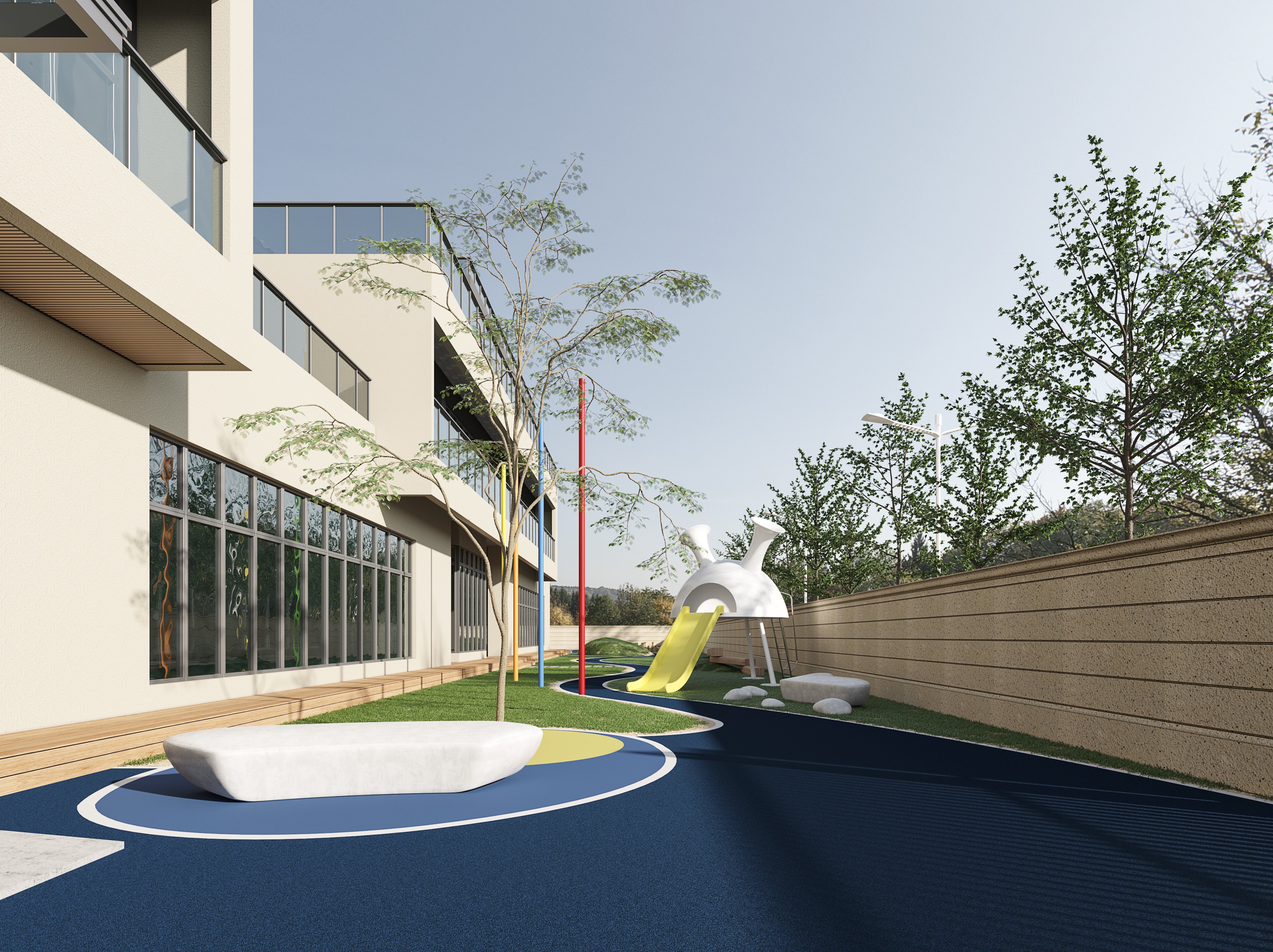 现代幼儿园 - 效果图交流区-建e室内设计网