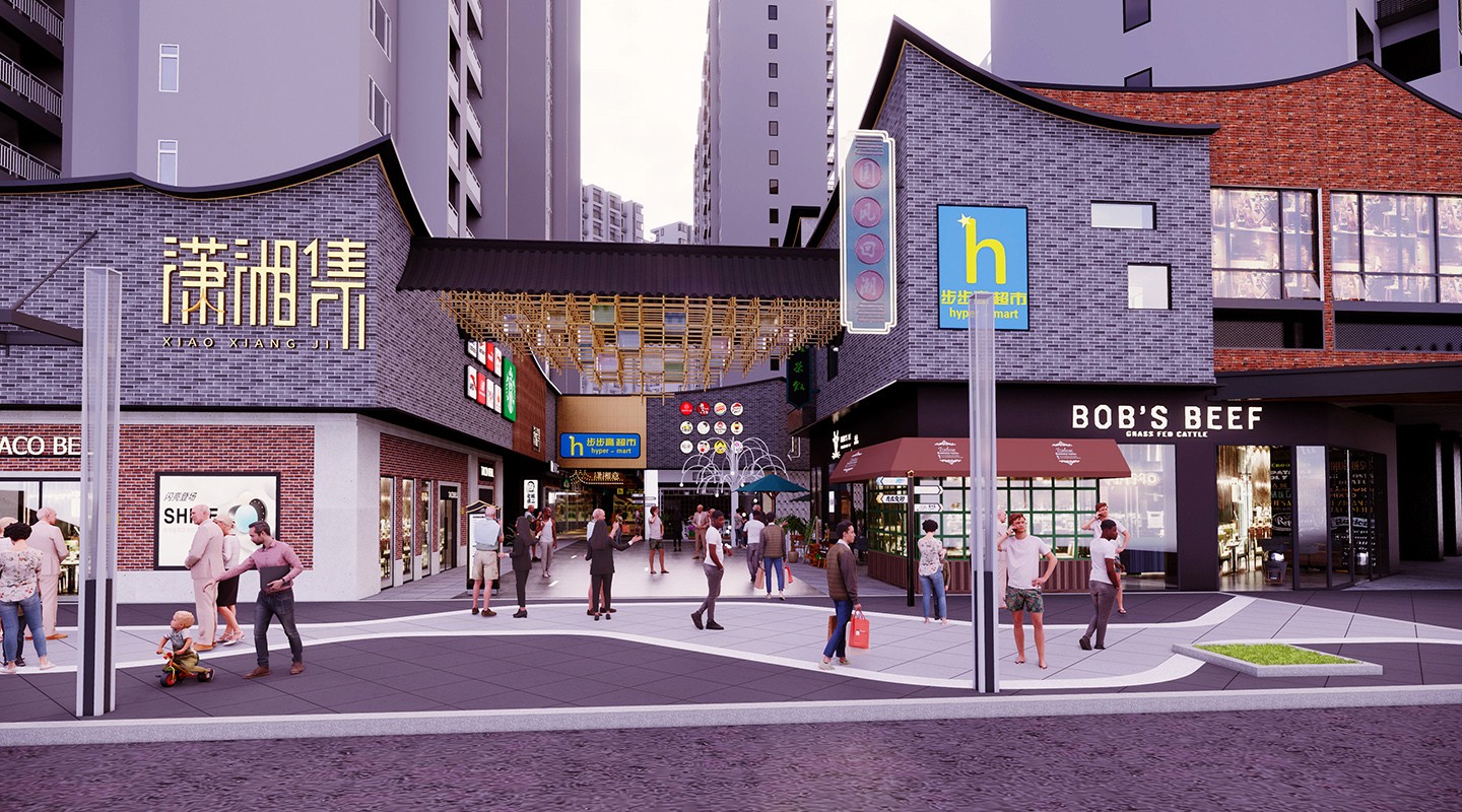 【商业街设计】国潮永州·零陵HOO - 效果图交流区-建E室内设计网