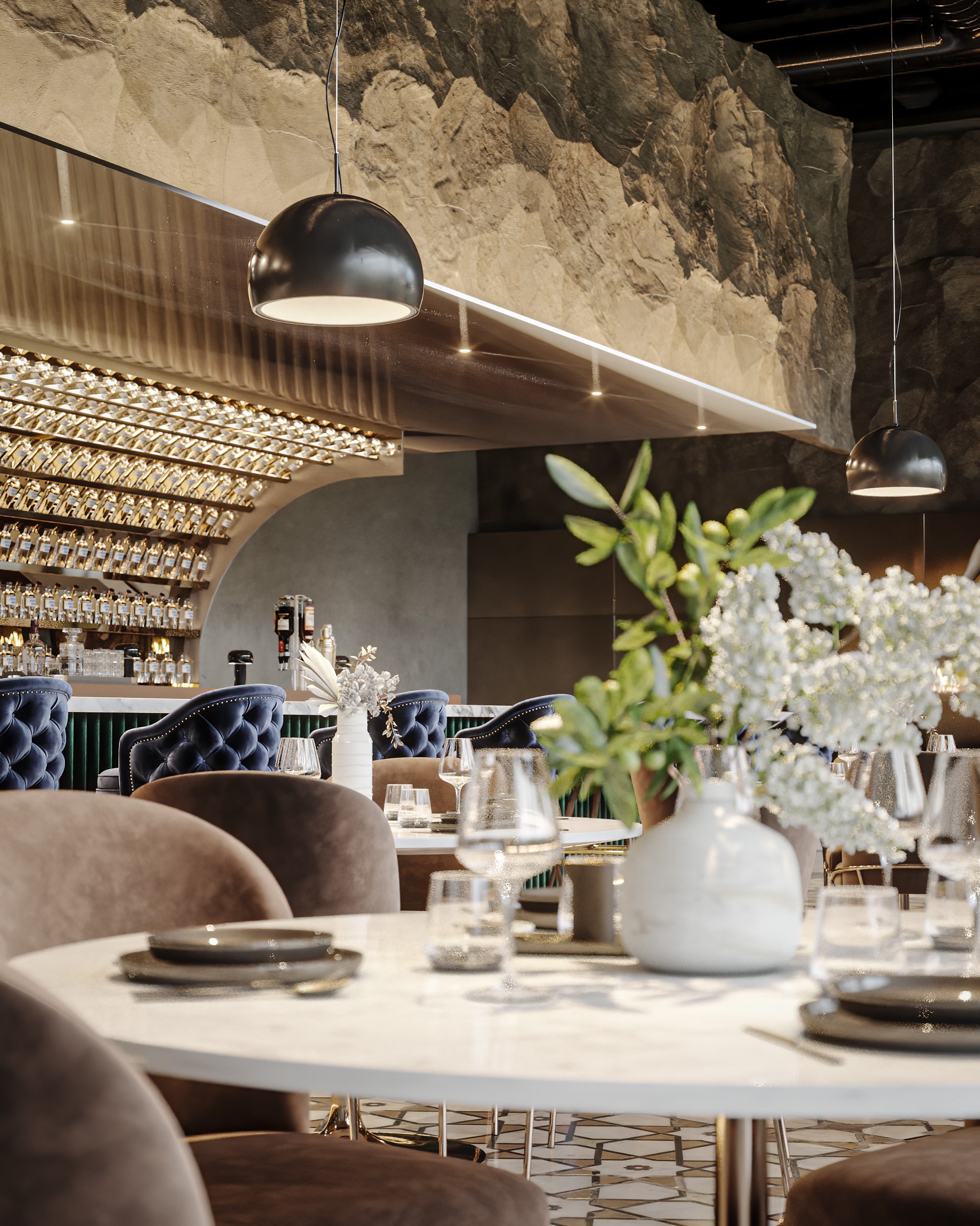 现代轻奢餐饮空间