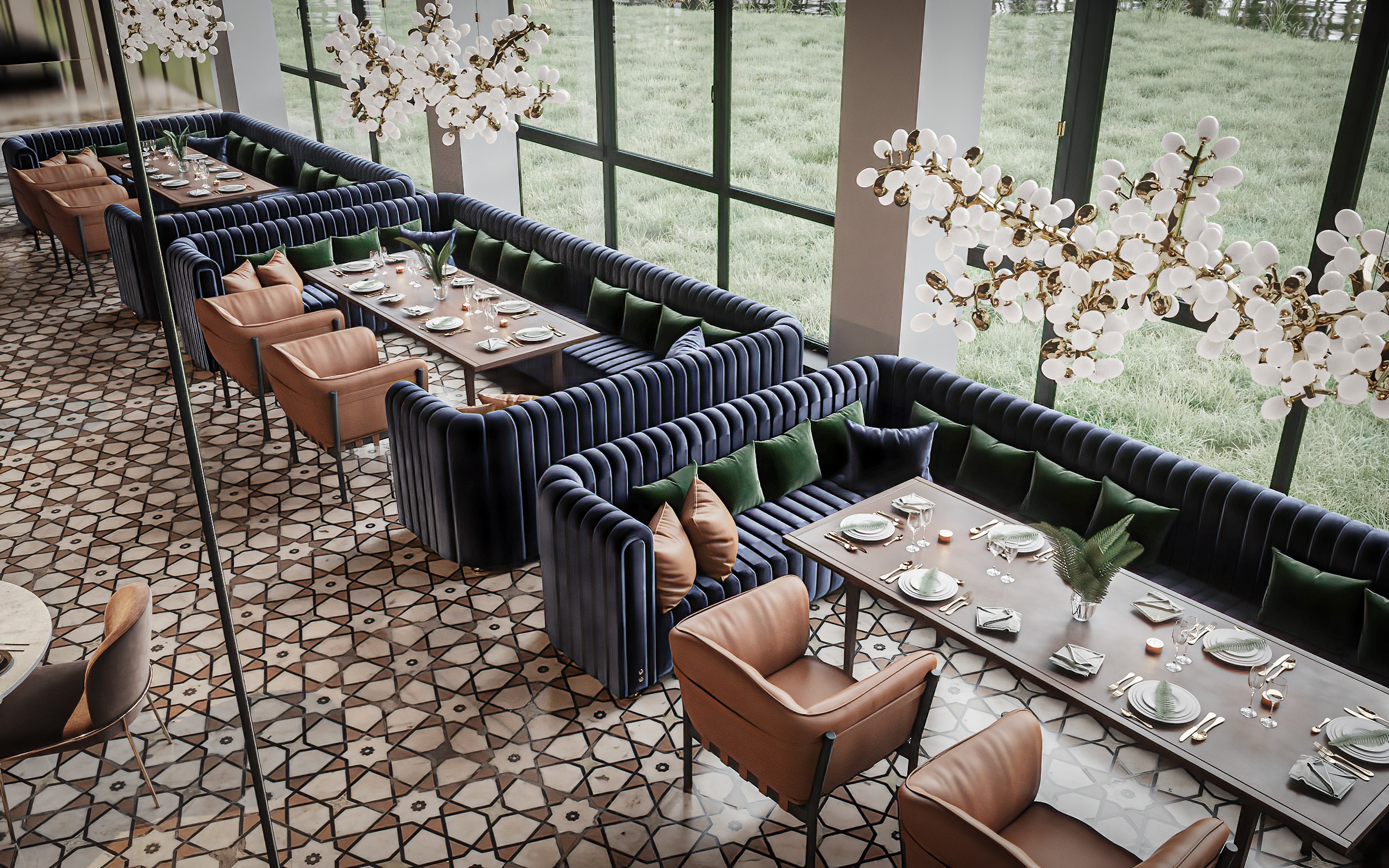 现代轻奢餐饮空间