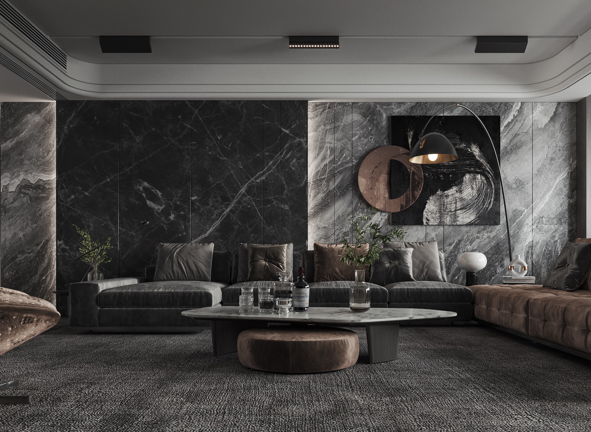 现代风格黑白灰家装