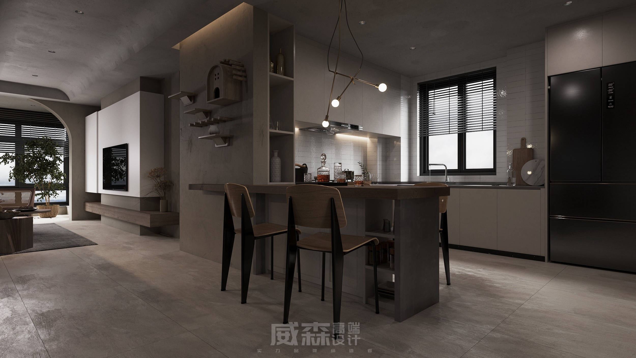 家装|侘寂风 安静质朴之美 - 效果图交流区-建E室内设计网