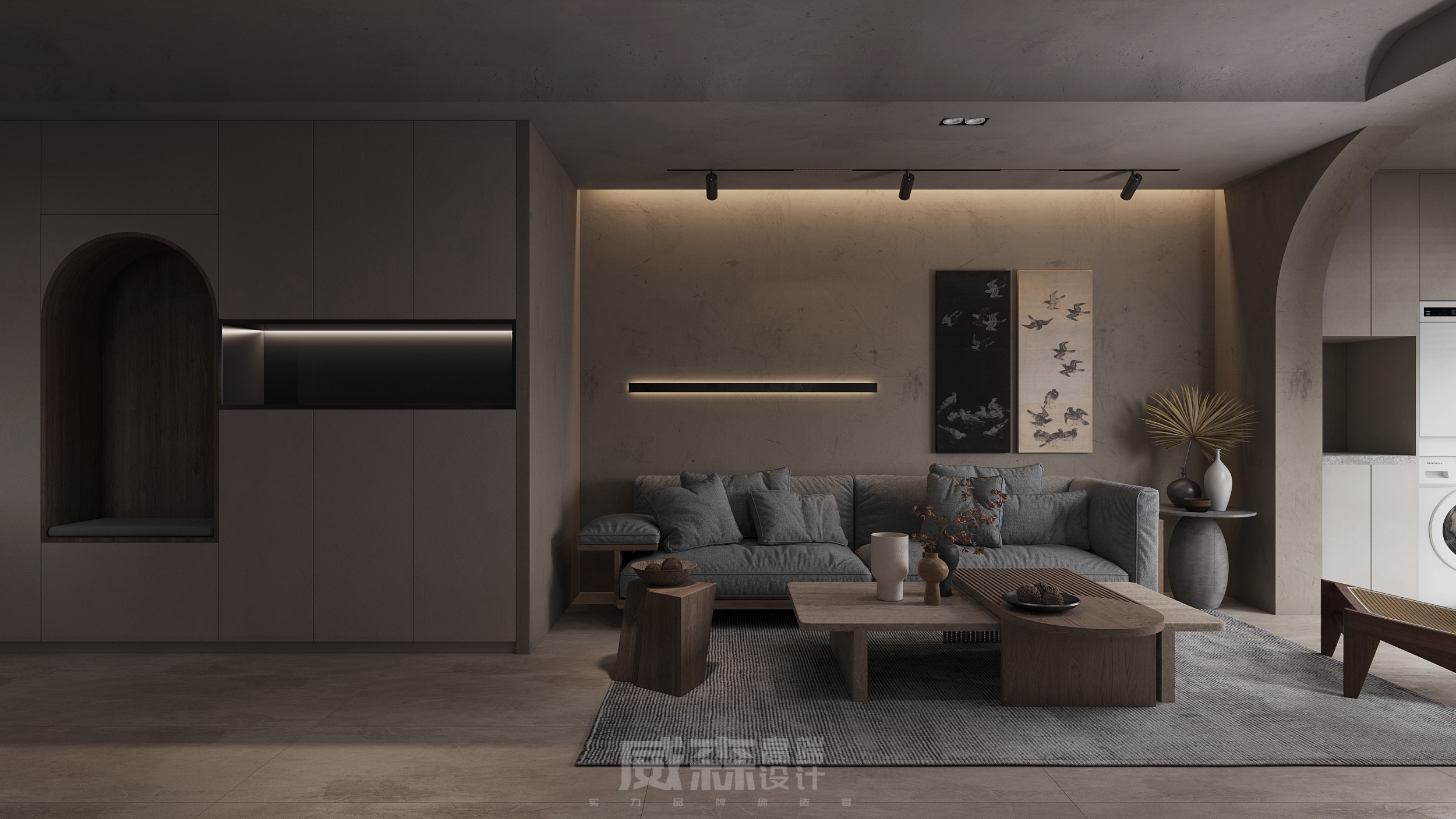 家装侘寂风安静质朴之美