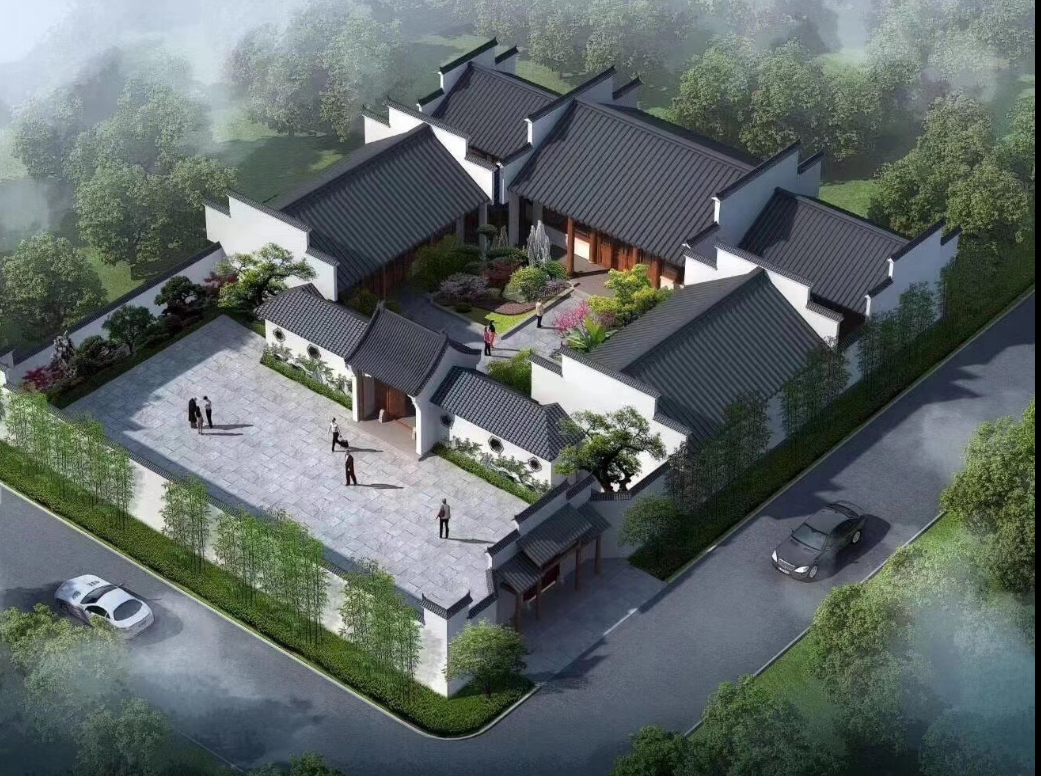 徽派建筑表现 - 效果图交流区-建E室内设计网