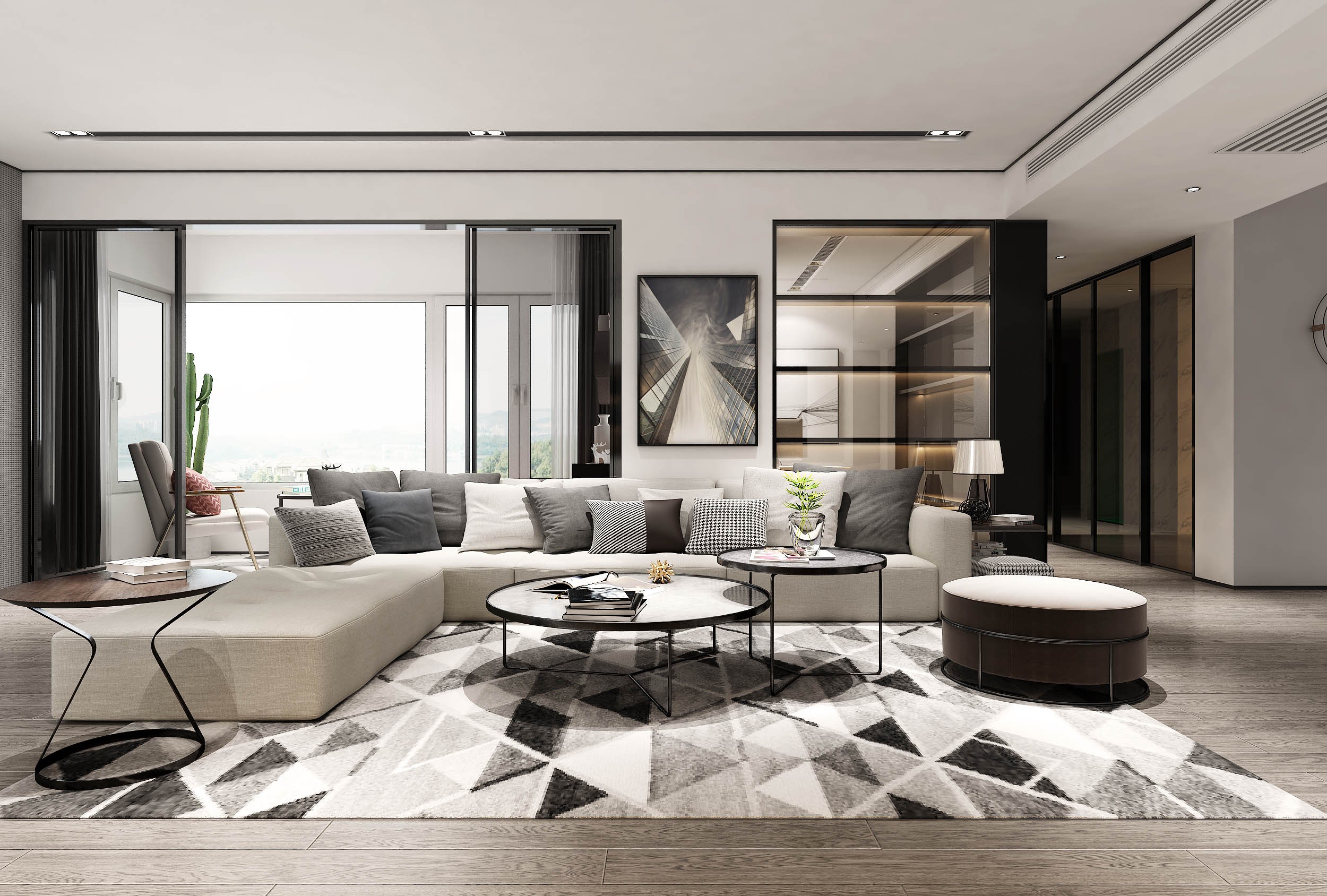 家装工装室内外效果图,360全景,施工图深化,工程预算,彩平图,鸟瞰图