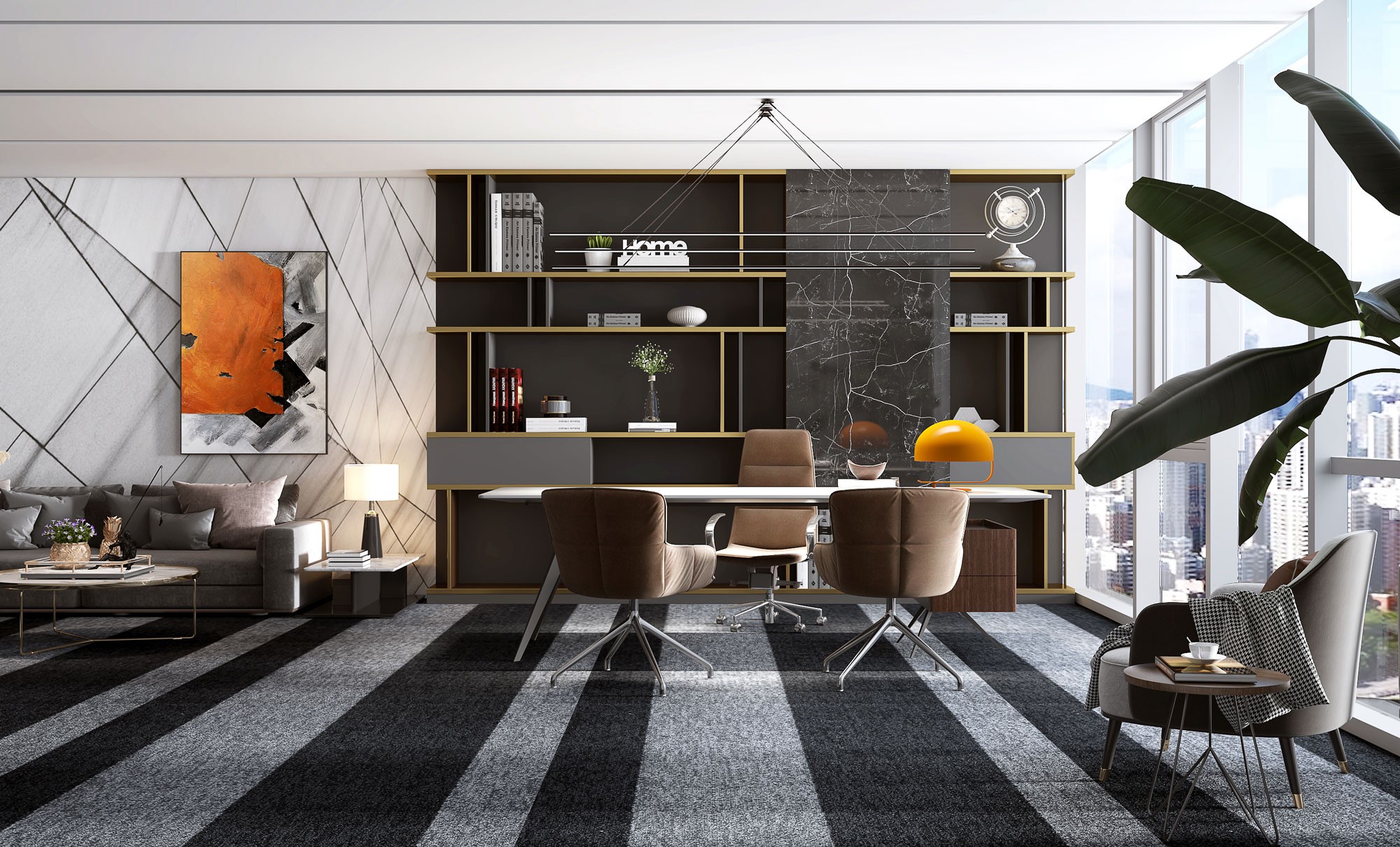 总经理办公室 - 效果图交流区-建e室内设计网