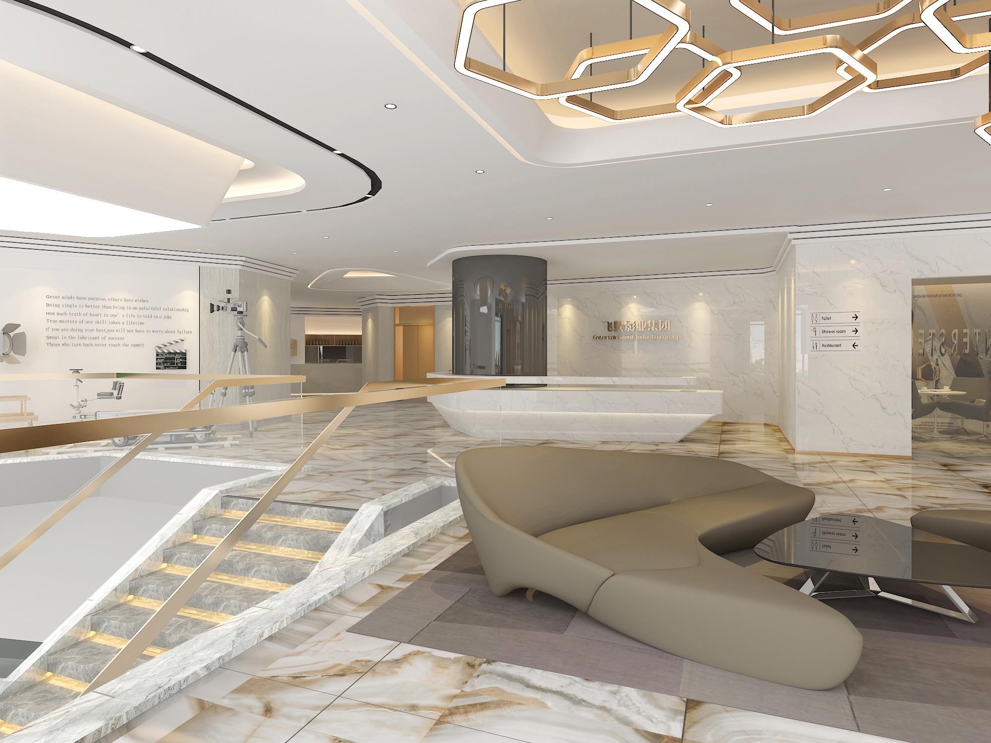 现代医院表现 - 效果图交流区-建e室内设计网