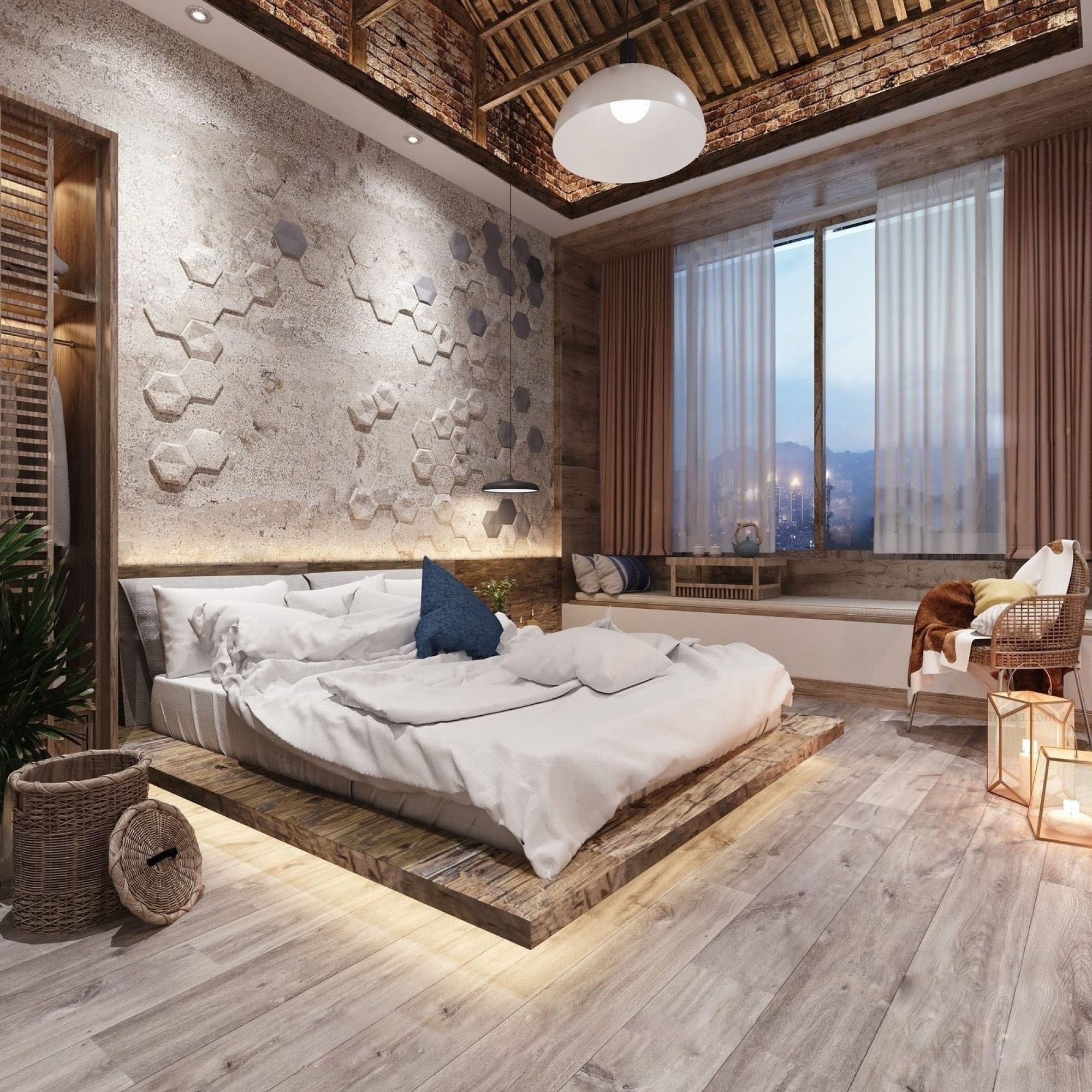 新中式民宿[ID: 108741675]_建e效果图