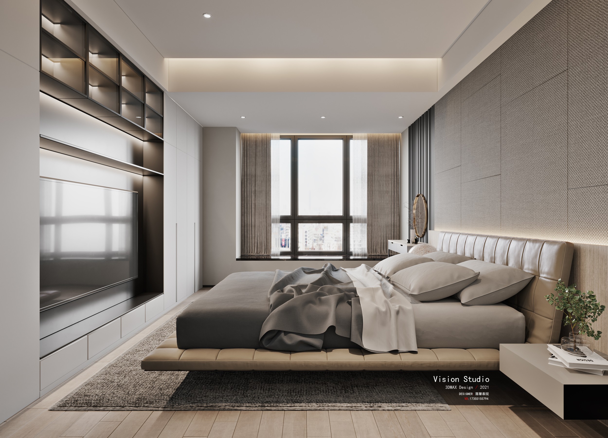 高端现代别墅客餐厅 - 效果图交流区-建e室内设计网