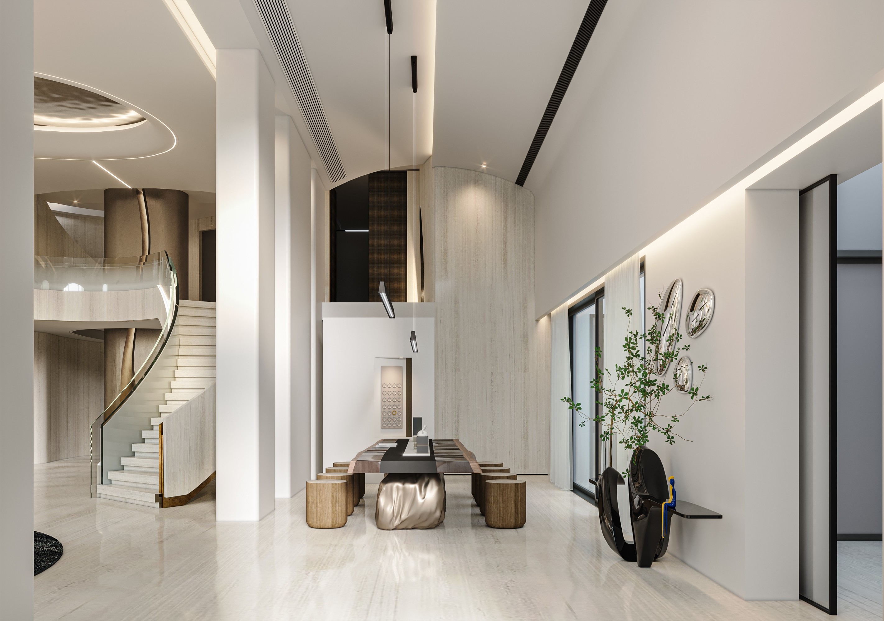 现代别墅案例[ID: 101008507]_建e效果图