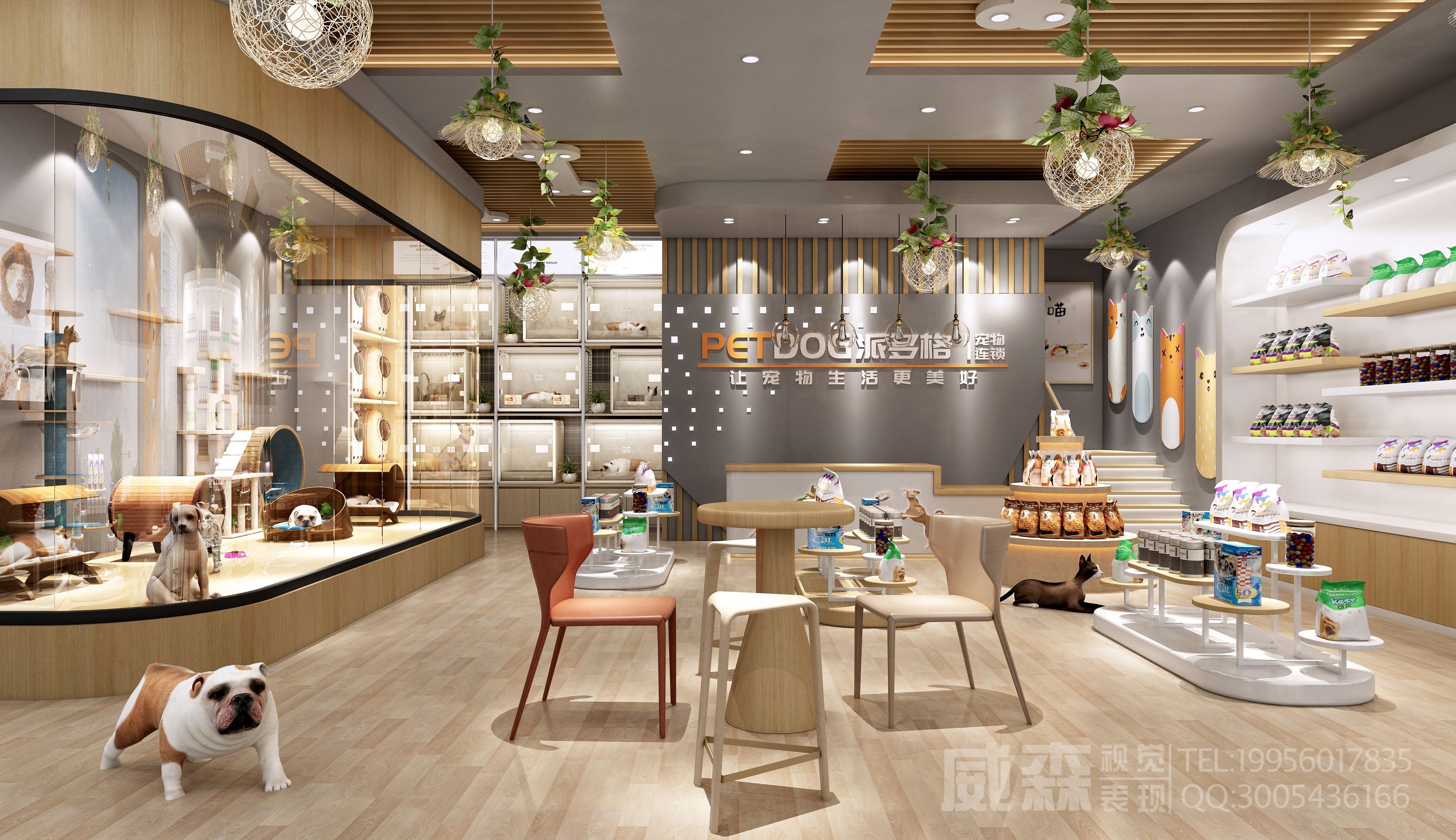 2019宠物店装修效果图欣赏|宠物店装修效果图大全-装修效果图-保驾护航装修网