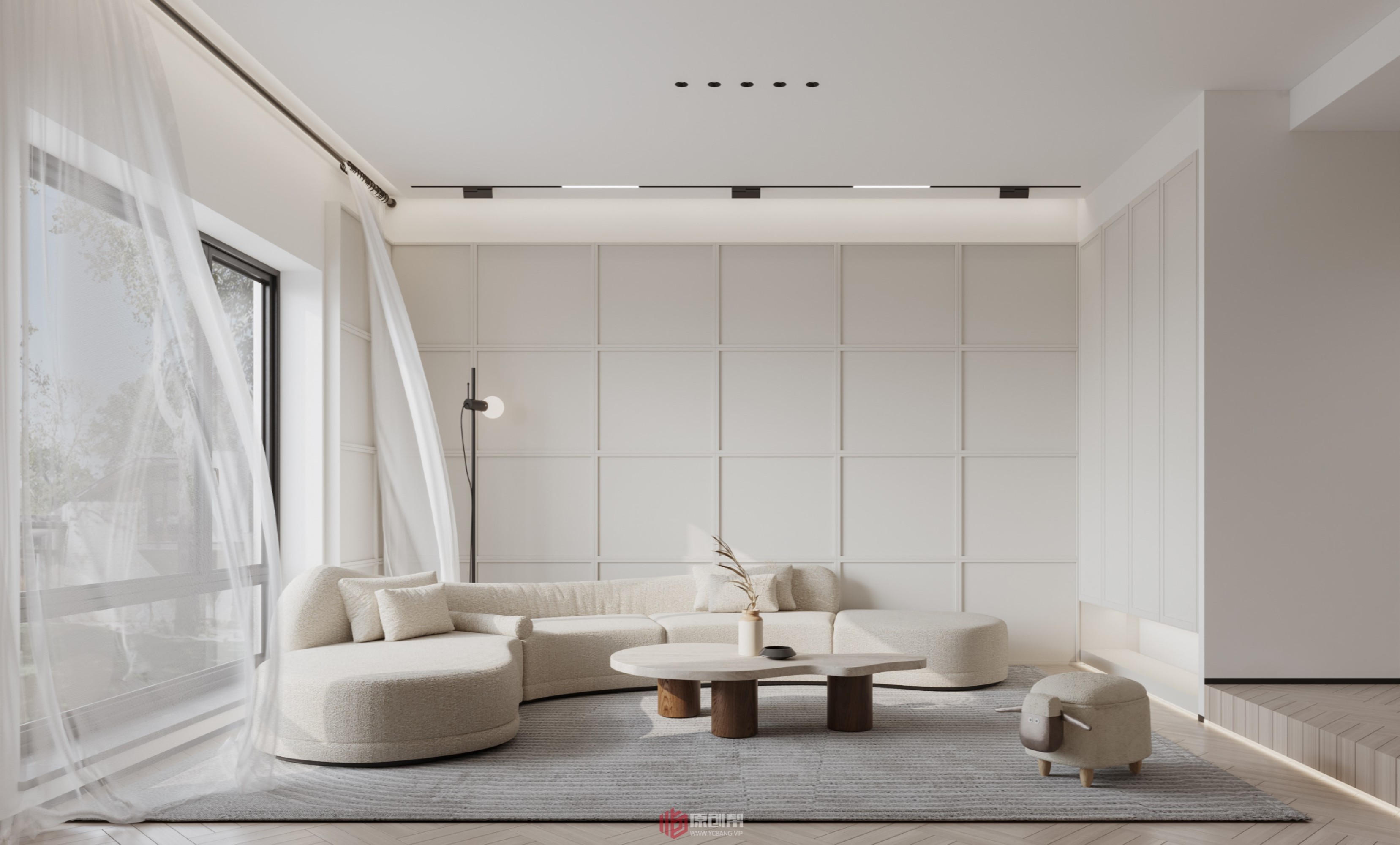 Plain white | 素白 · 原创帮[ID: 100877342]_建e效果图