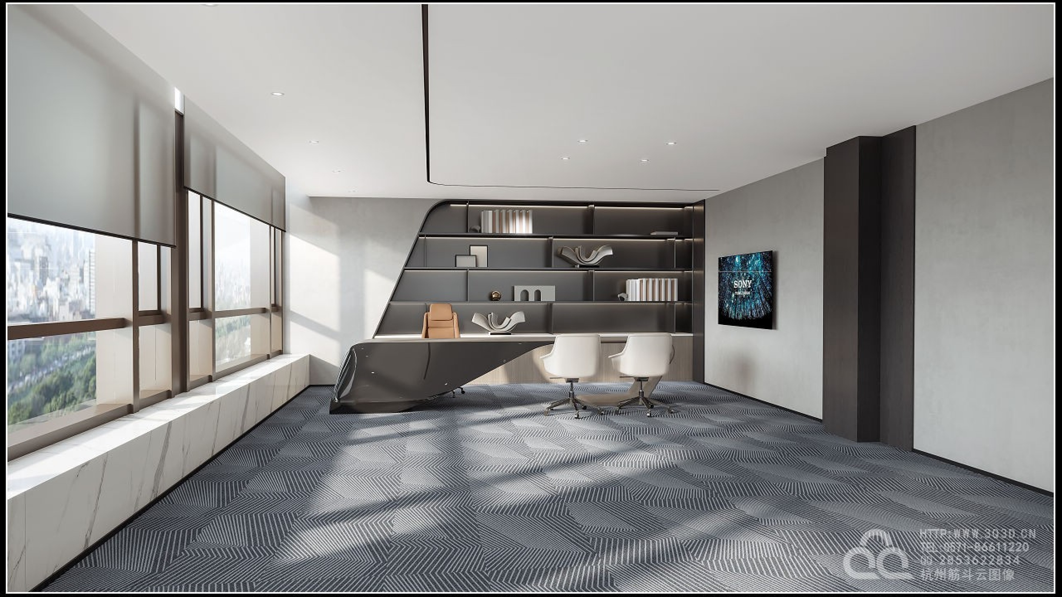 筋斗云效果图 办公展示[ID: 101401701]_建e效果图