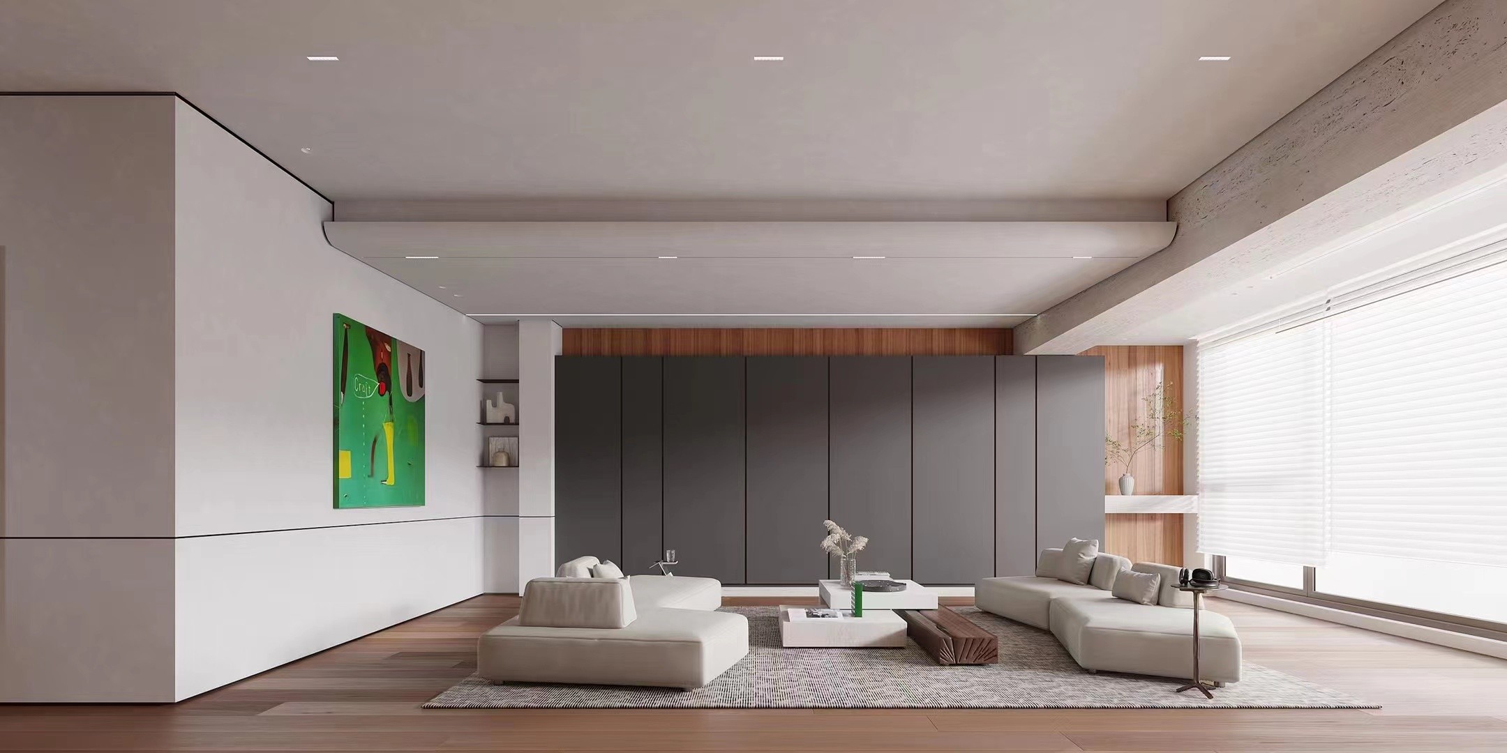 现代客厅-设计效果图-建e室内设计网