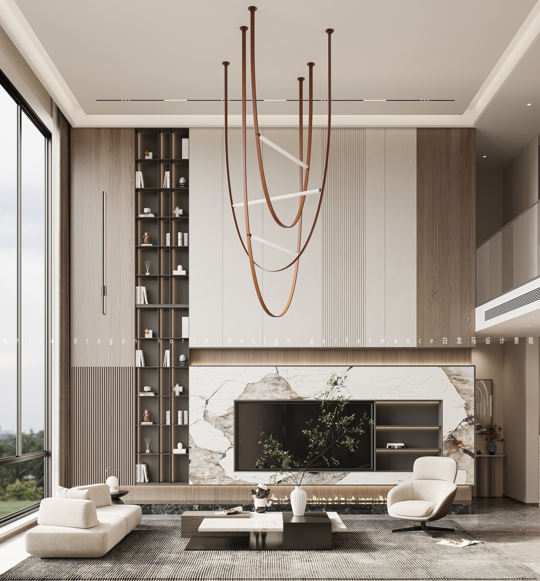 挑空别墅[ID: 101795027]_建e效果图