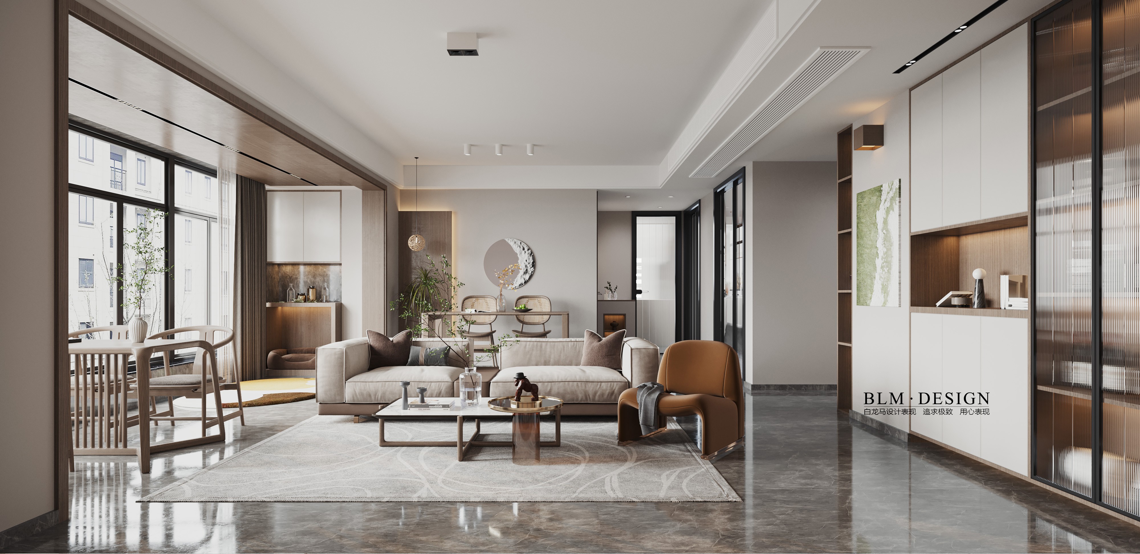 新中式-白龙马效果图[ID: 102515784]_建e效果图