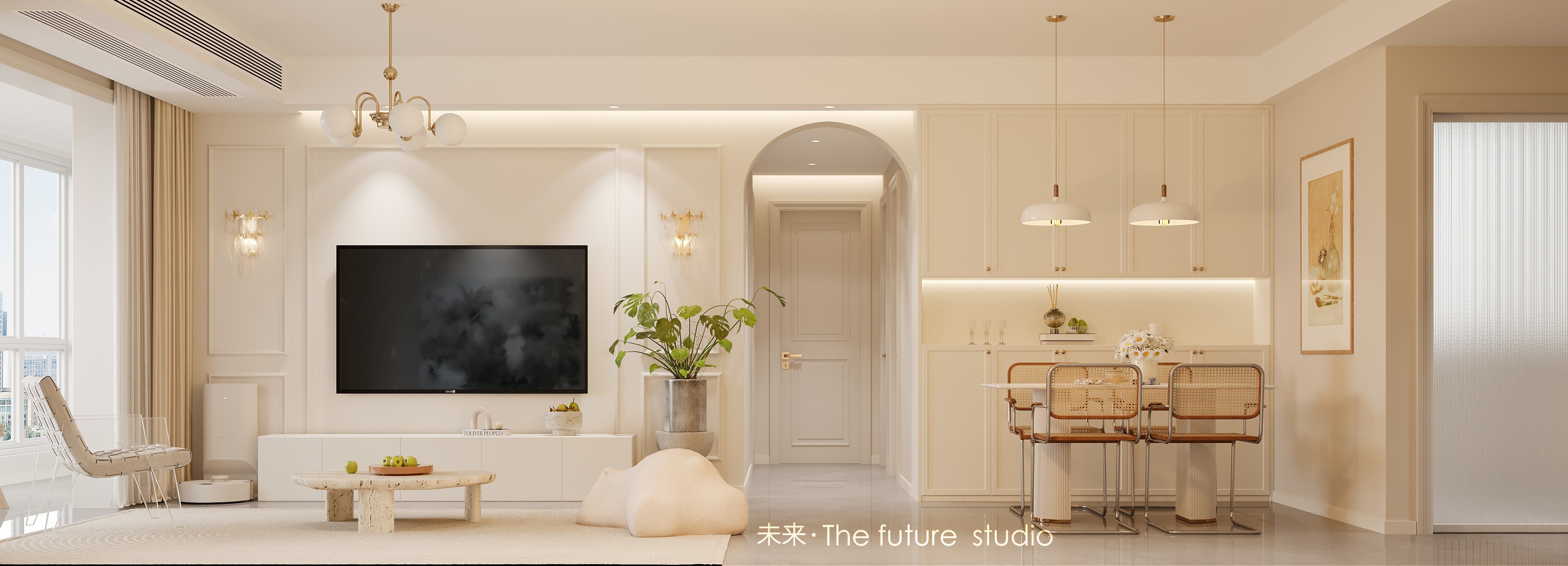 现代奶油-未来效果图[ID: 102712491]_建e效果图