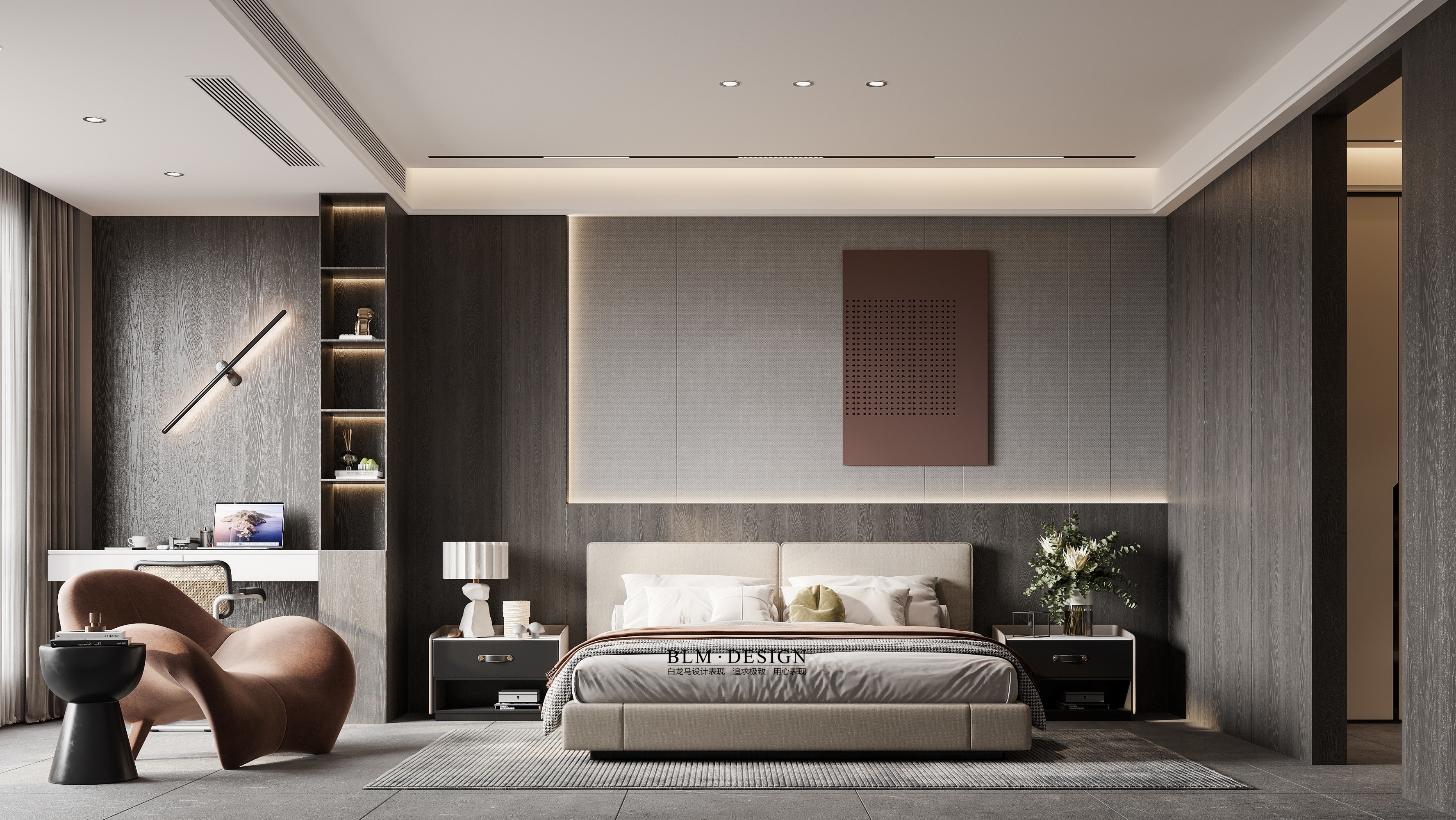 现代-白龙马效果图[ID: 102319244]_建e效果图