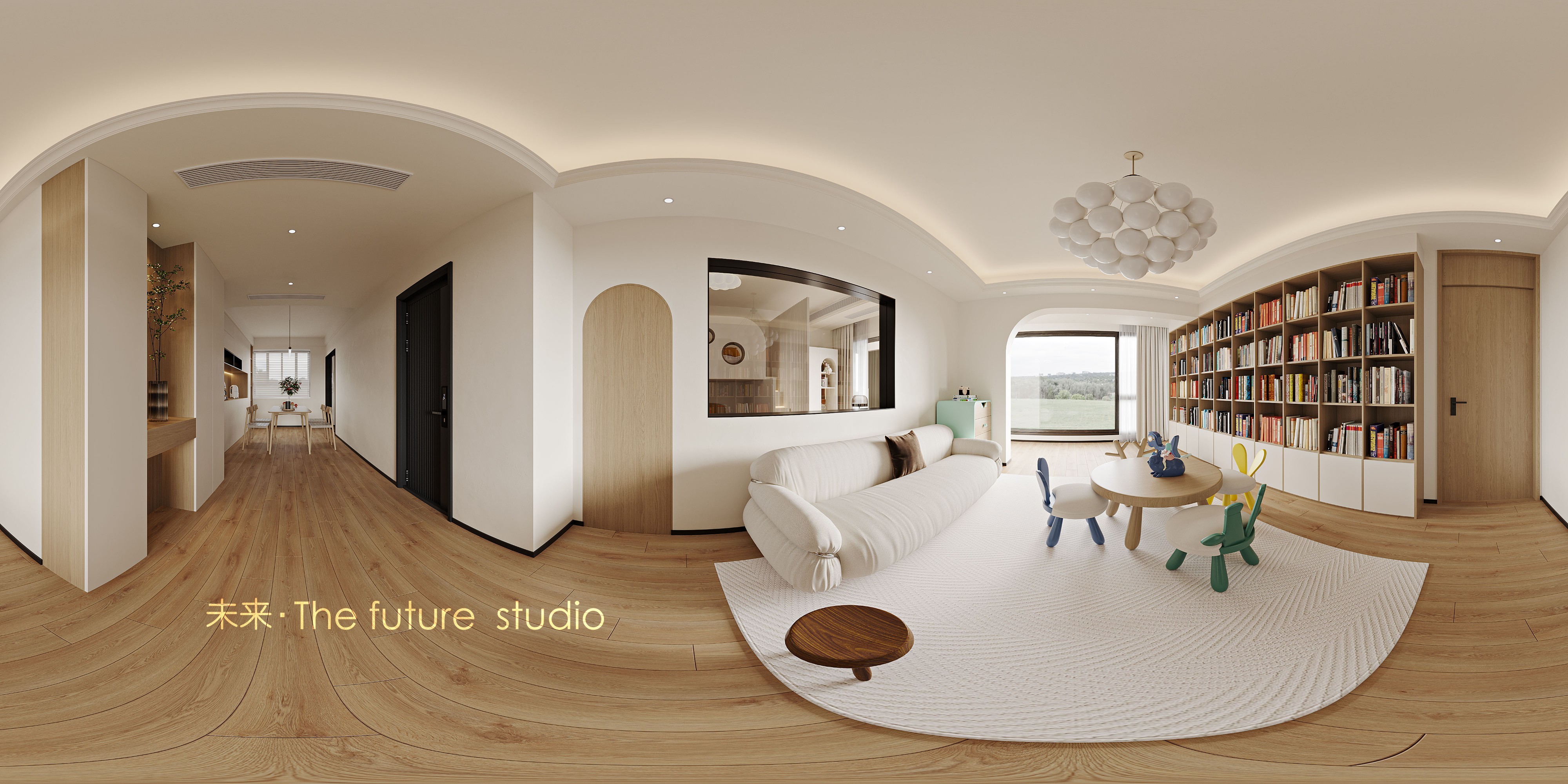 现代奶油-未来效果图[ID: 102450283]_建e效果图