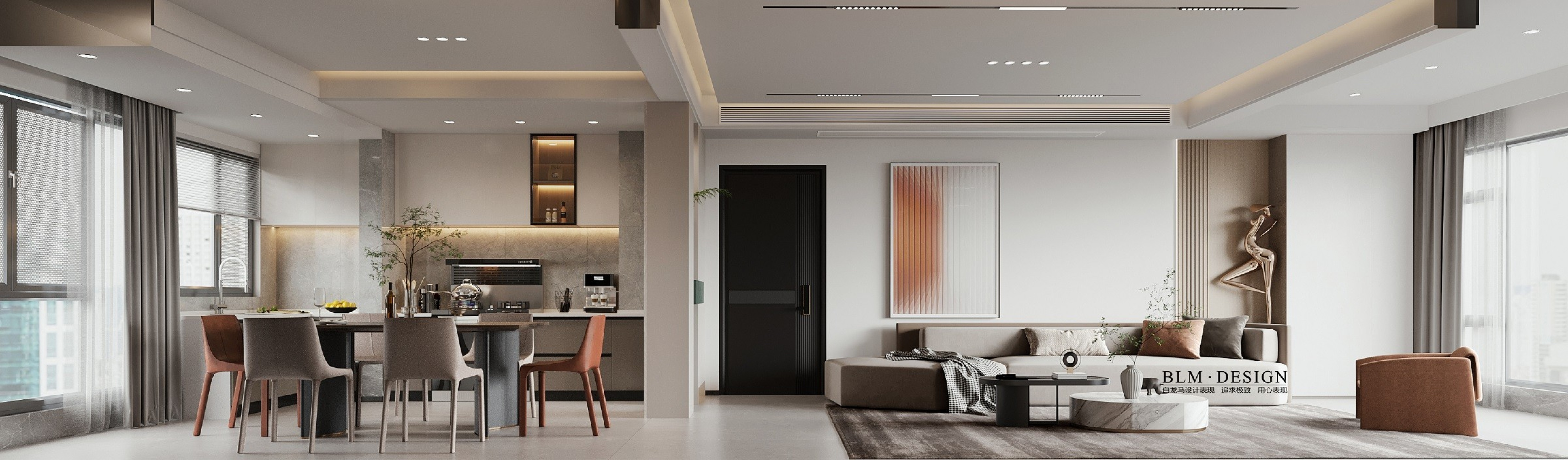 现代-白龙马效果图[ID: 102450334]_建e效果图