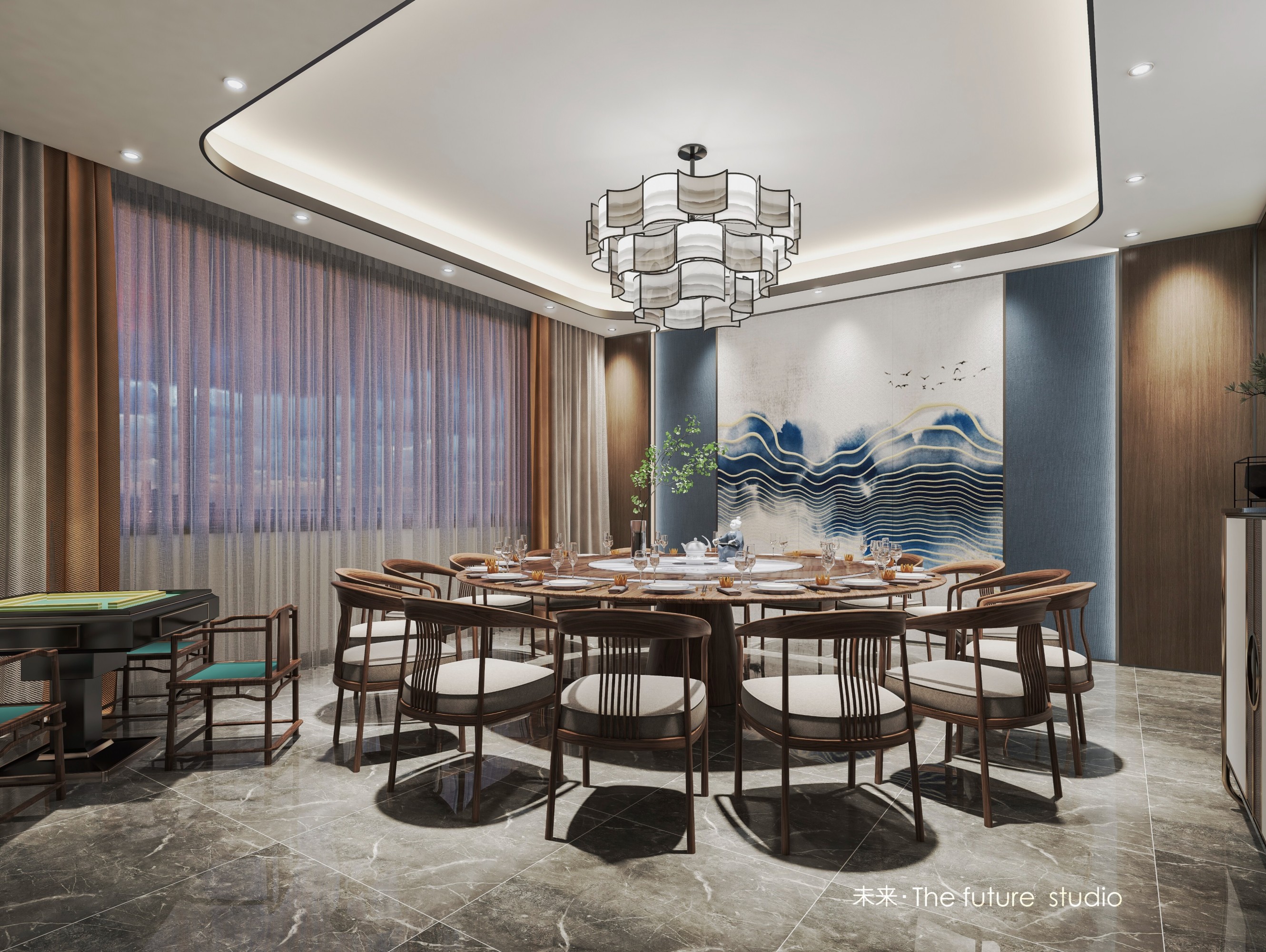 新中式-未来效果图[ID: 103105744]_建e效果图