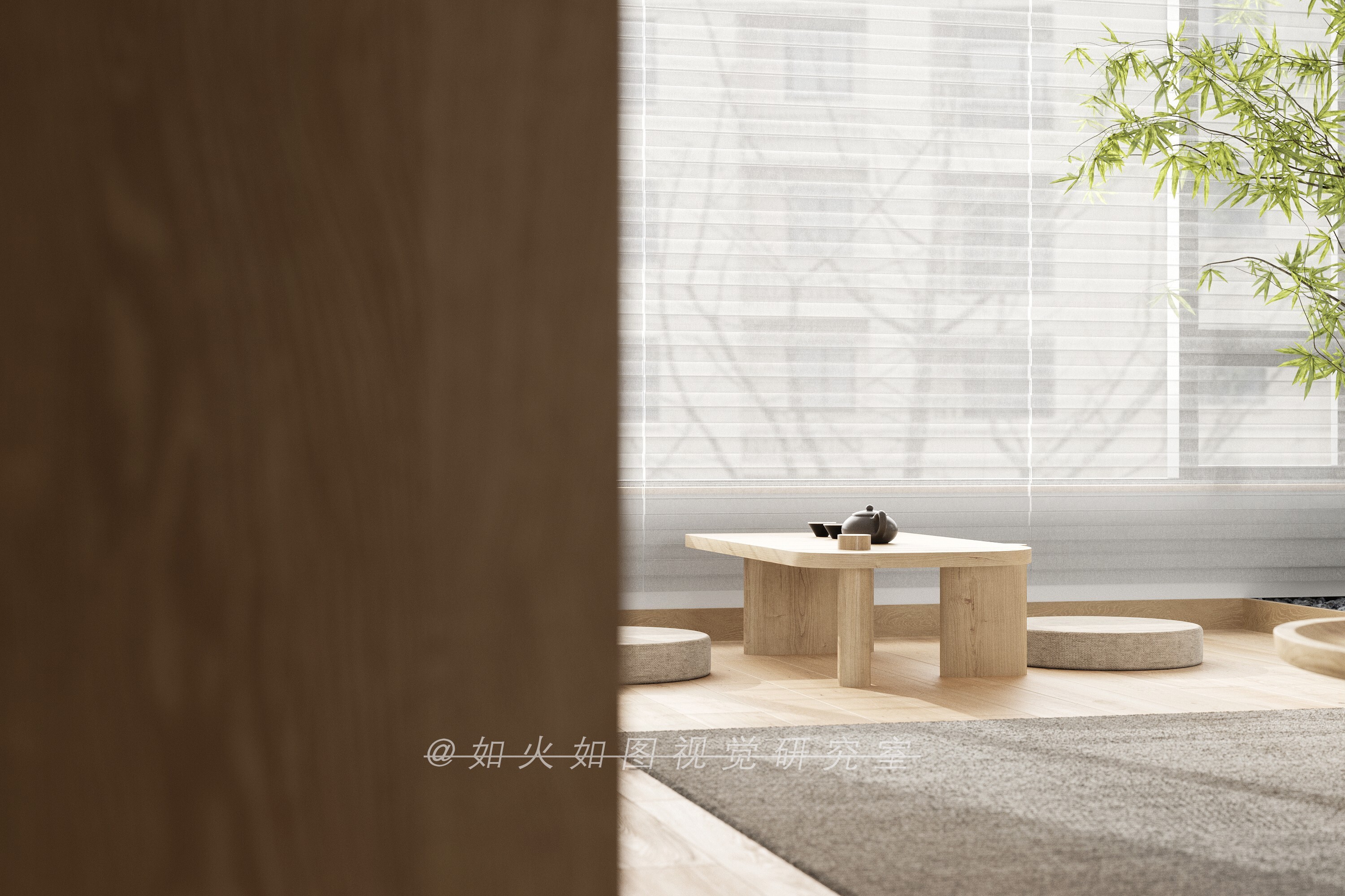 原木风客餐厅[ID: 103236708]_建e效果图