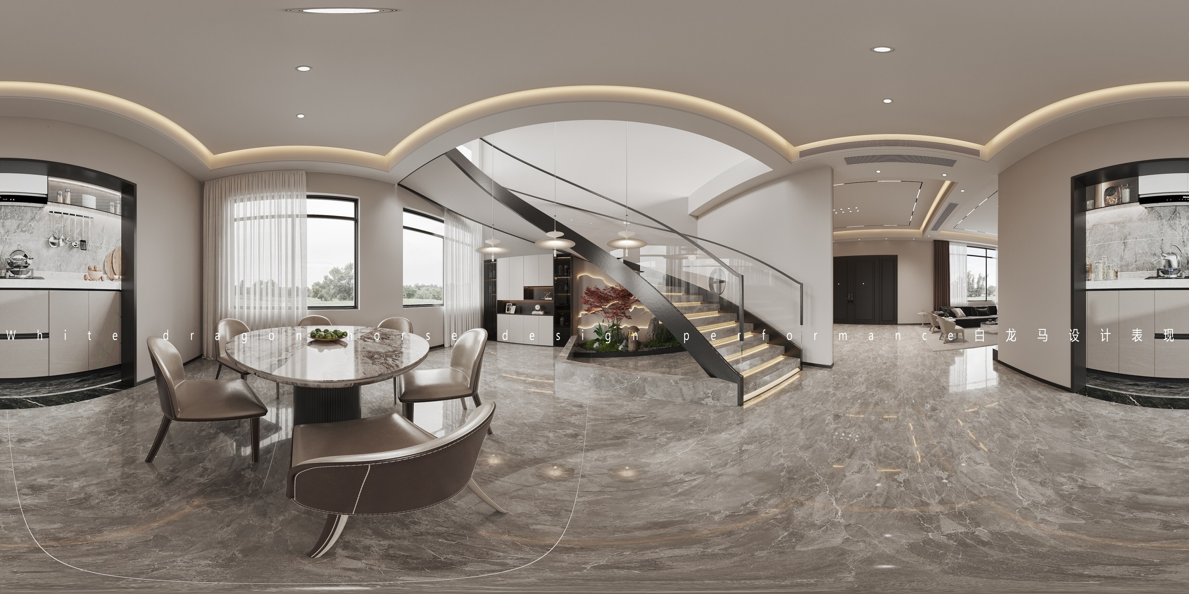 现代别墅[ID: 103171250]_建e效果图