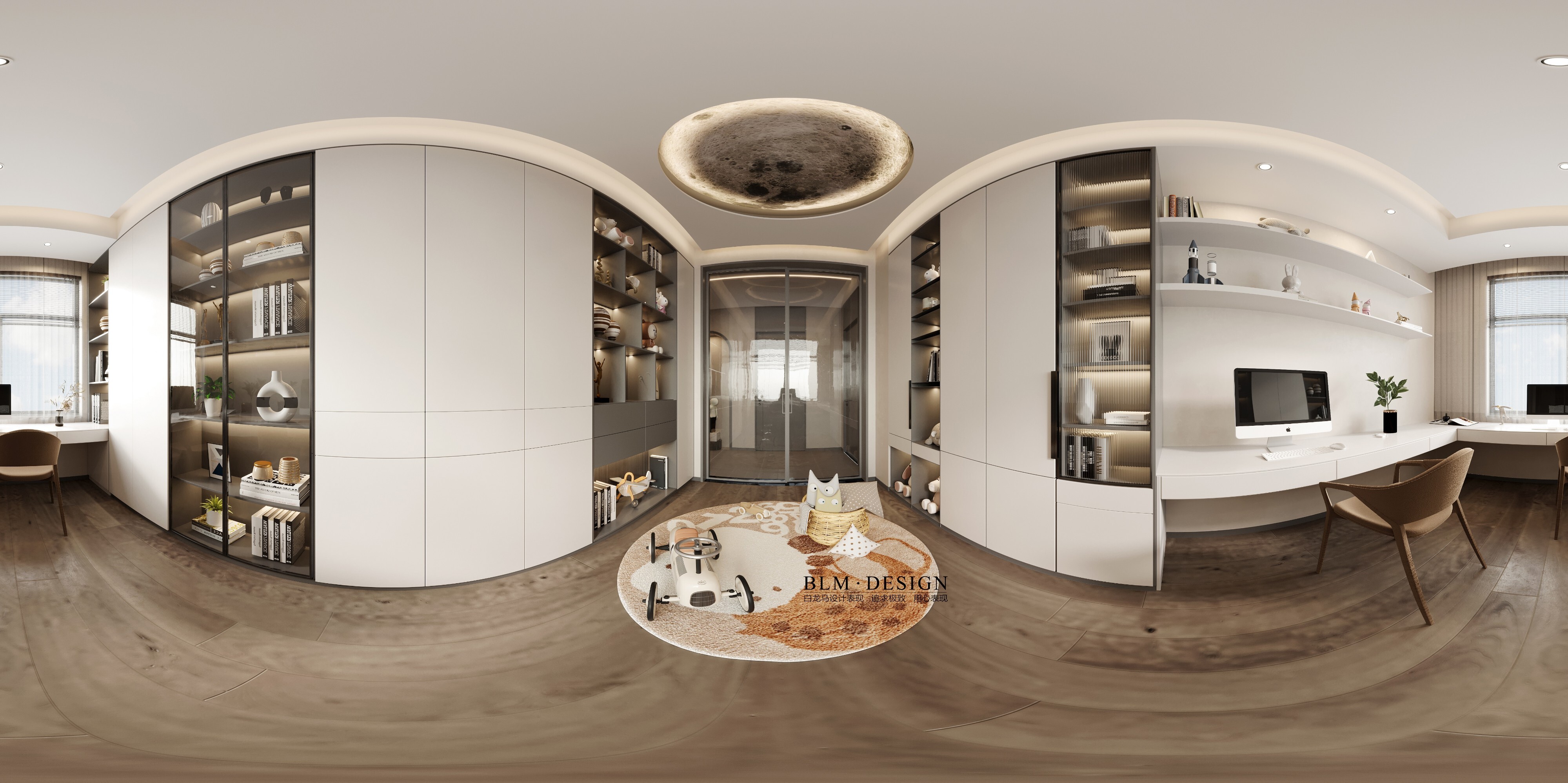 现代-白龙马效果图[ID: 102843643]_建e效果图
