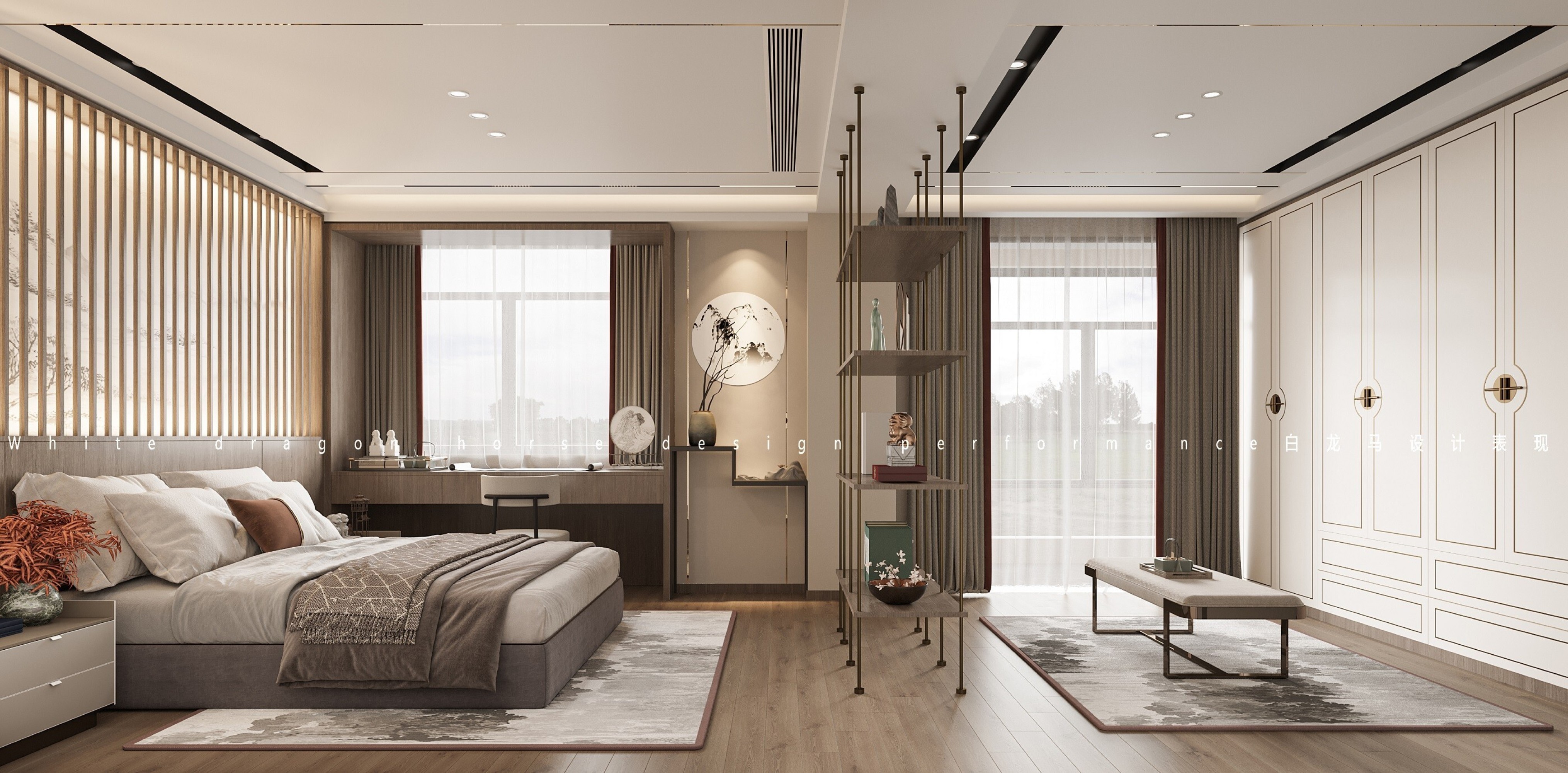 新中式别墅[ID: 102777871]_建e效果图