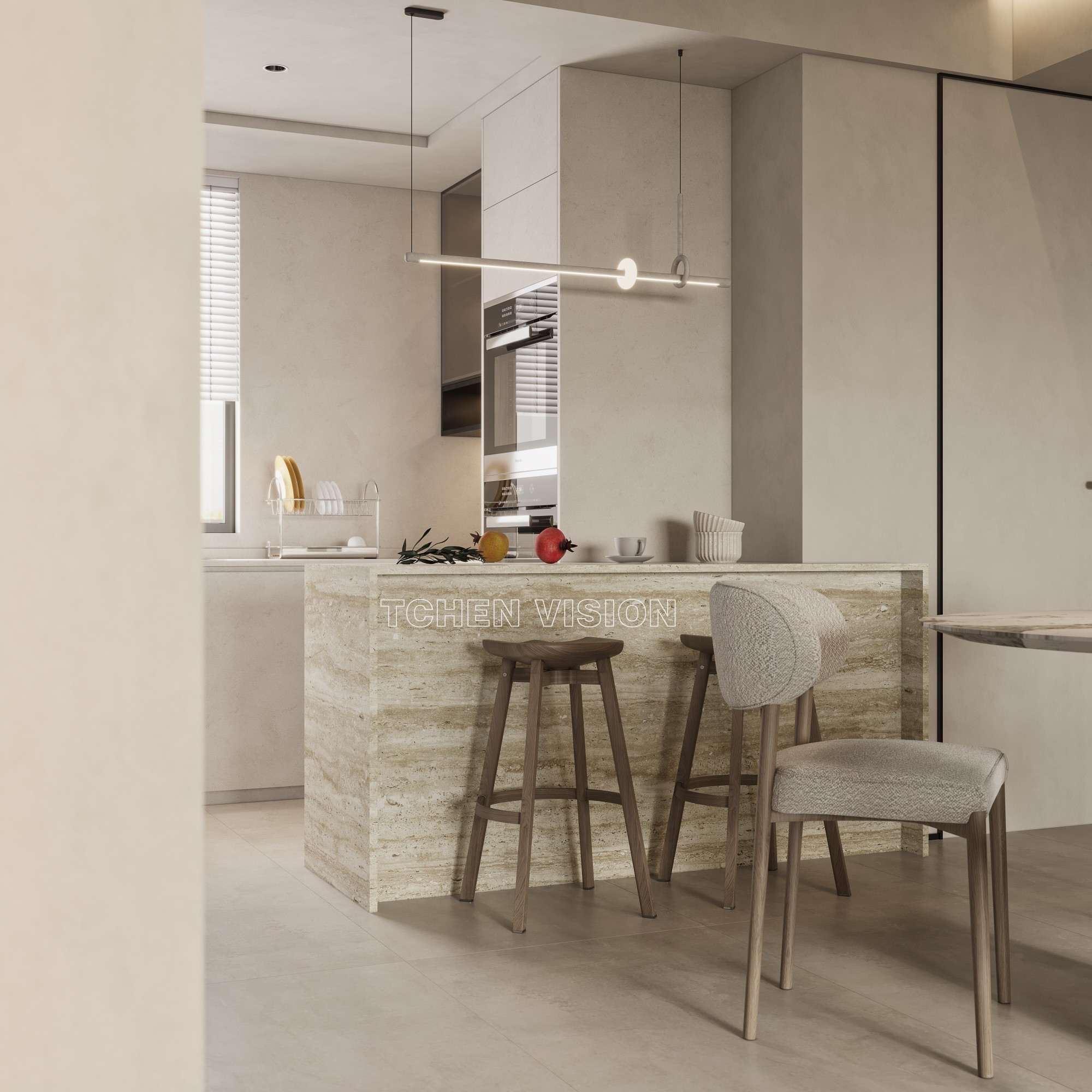 近期侘寂风案例[ID: 102777973]_建e效果图