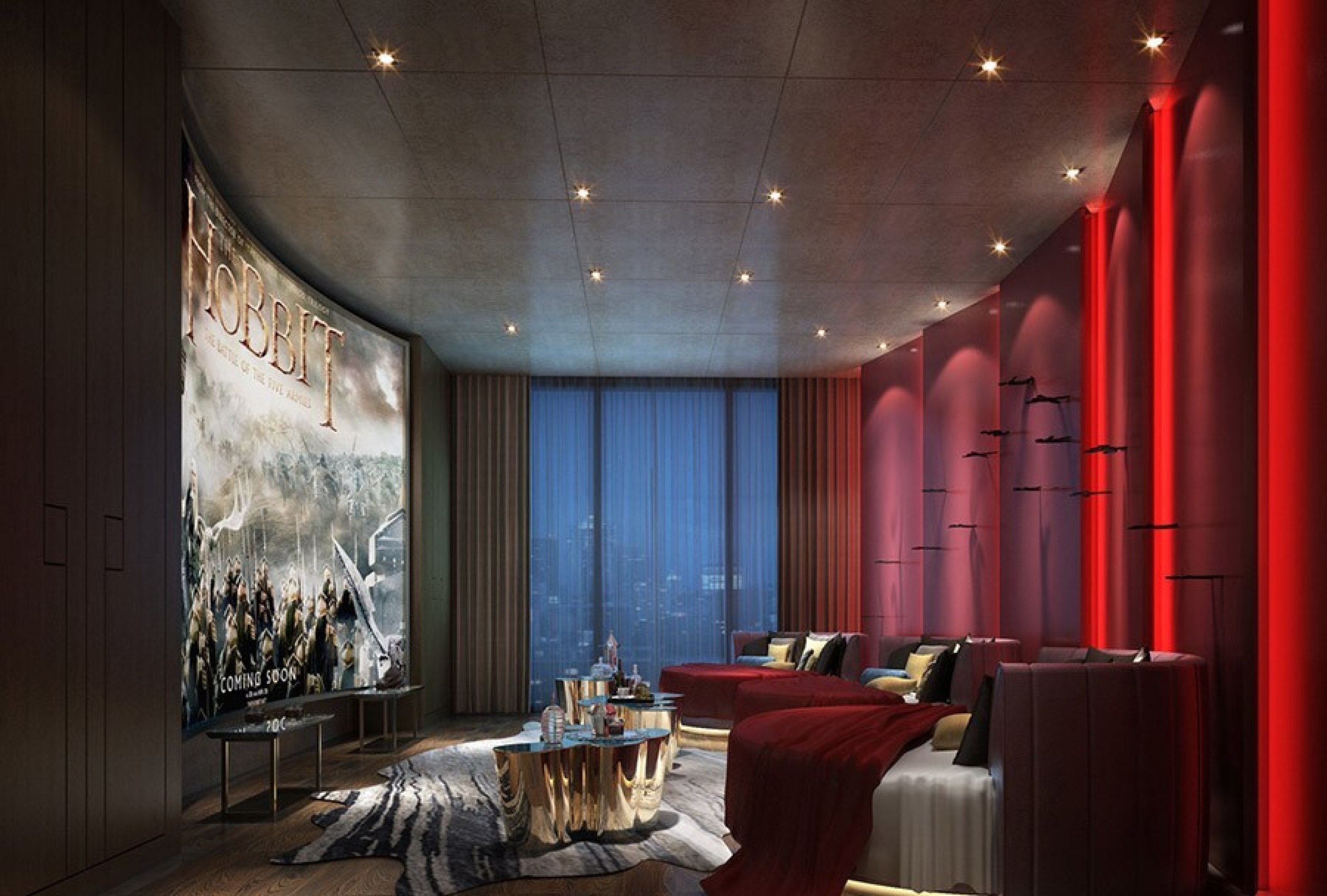家庭影院.家庭ktv设计案例效果图[ID: 103630070]_建e效果图