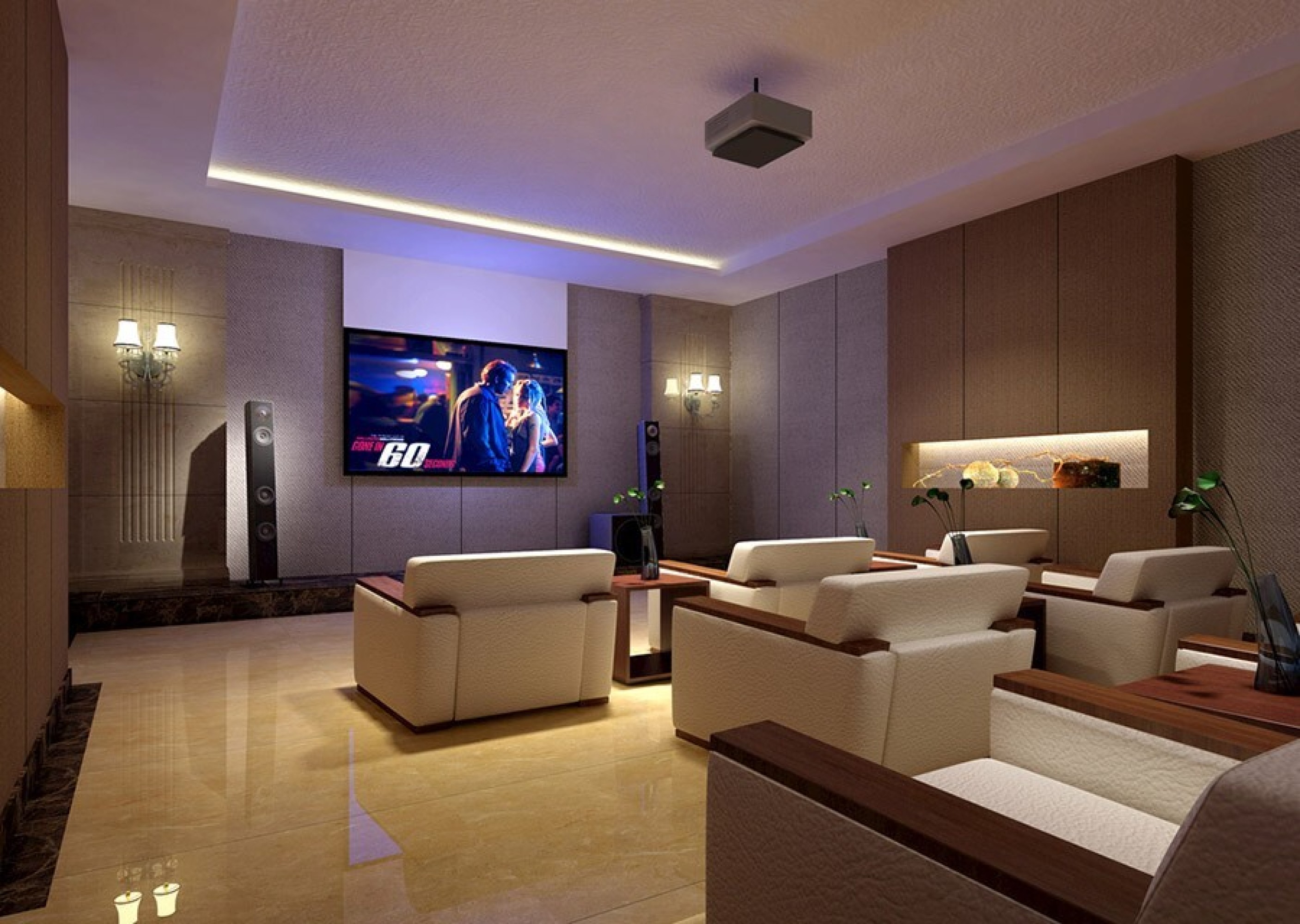 家庭影院.家庭ktv设计案例效果图[ID: 103630070]_建e效果图