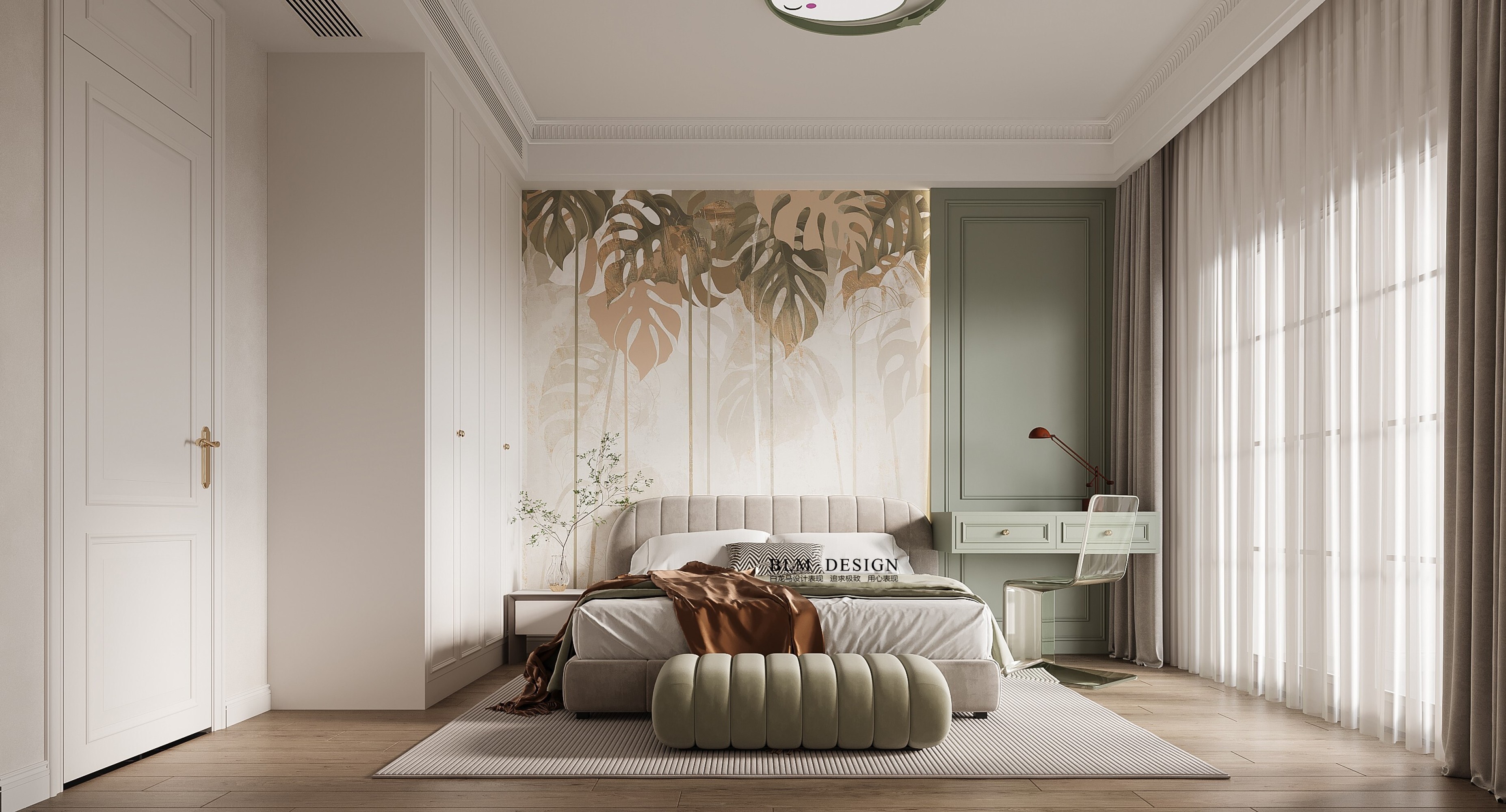 美式-白龙马效果图[ID: 103629878]_建e效果图