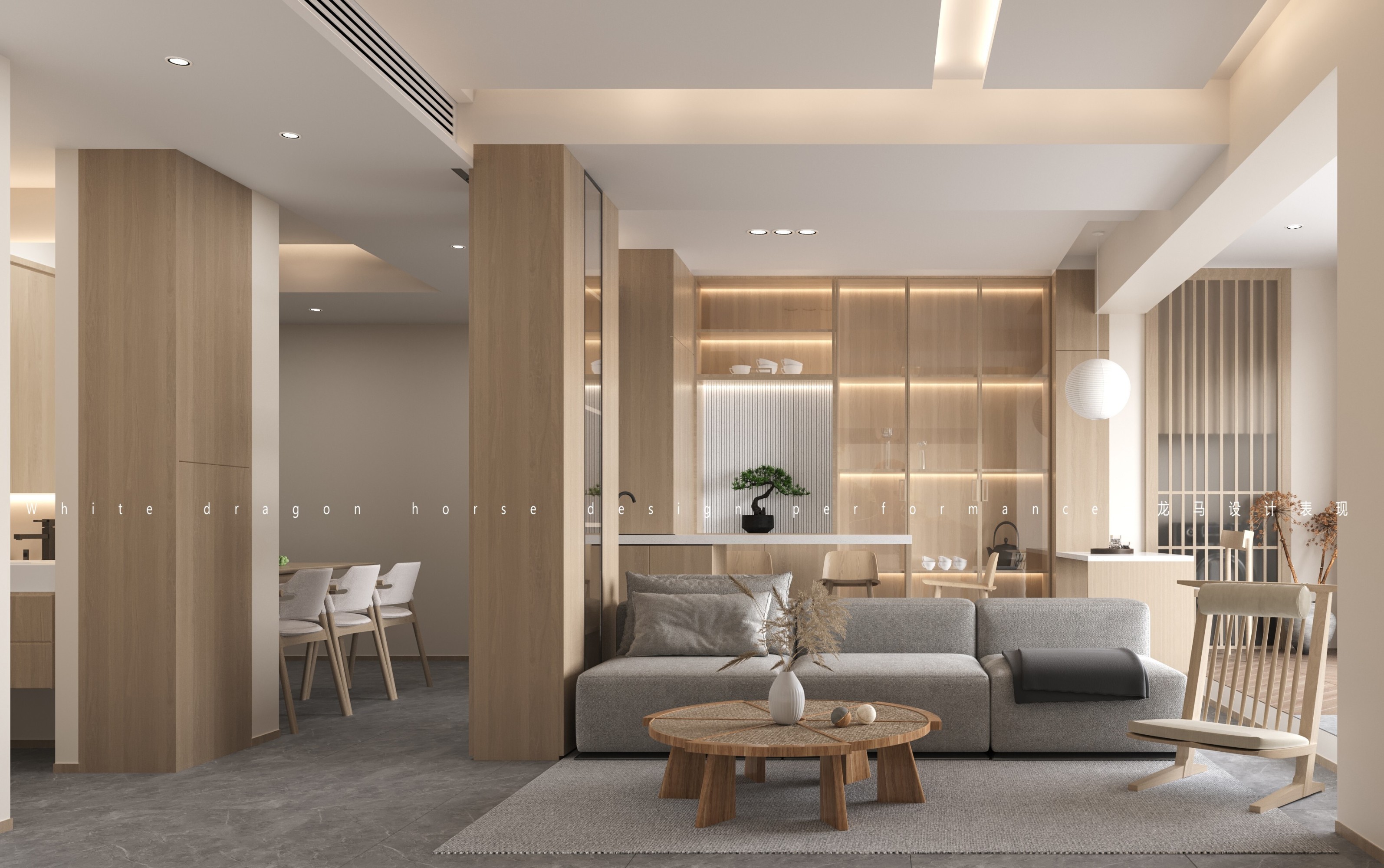 日式客餐厅—白龙马效果图[ID: 103629846]_建e效果图