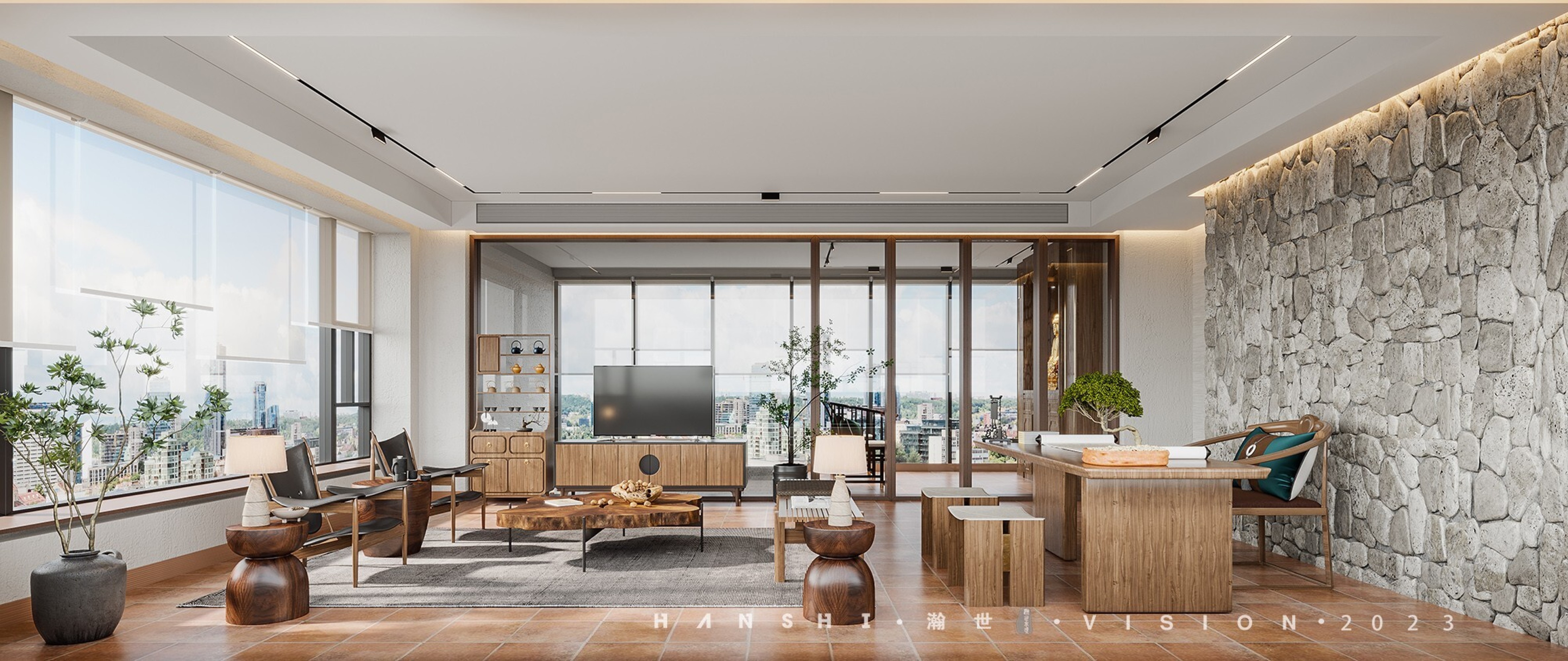 现代轻奢别墅-瀚世表现[ID: 103367746]_建e效果图