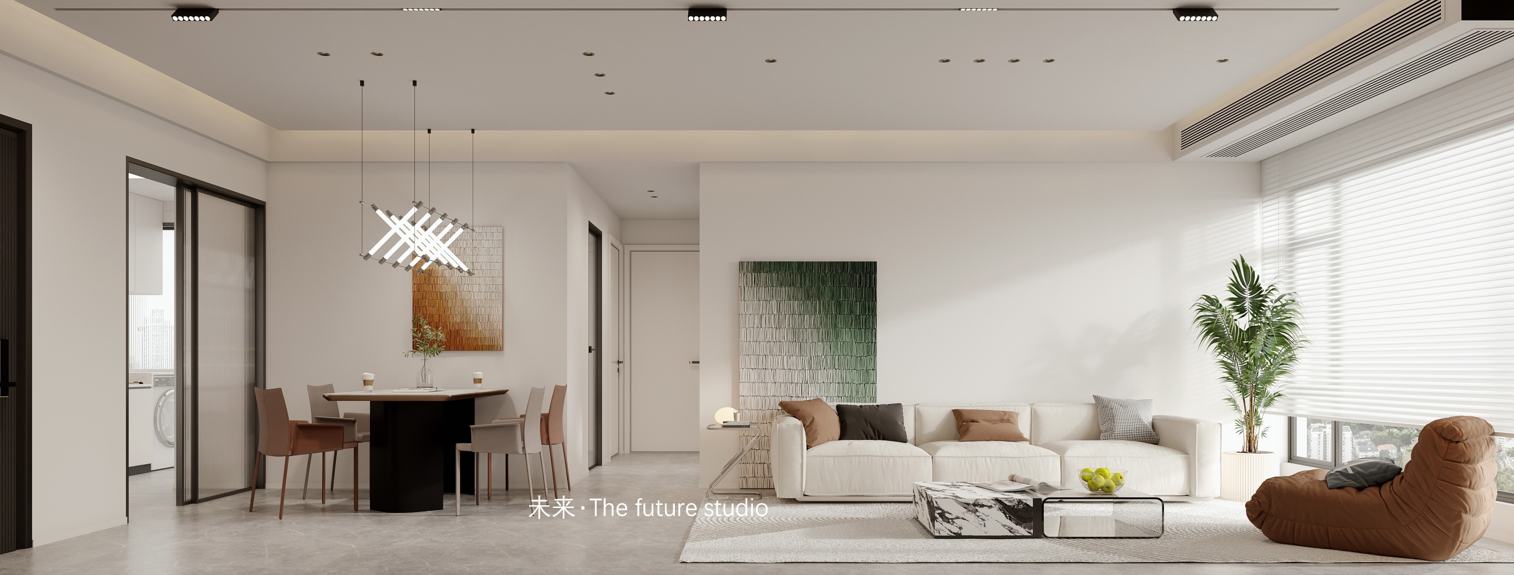 现代奶油-未来效果图[ID: 103498965]_建e效果图