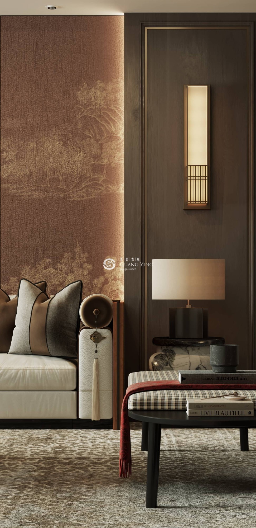禅意新中式[ID: 103433363]_建e效果图