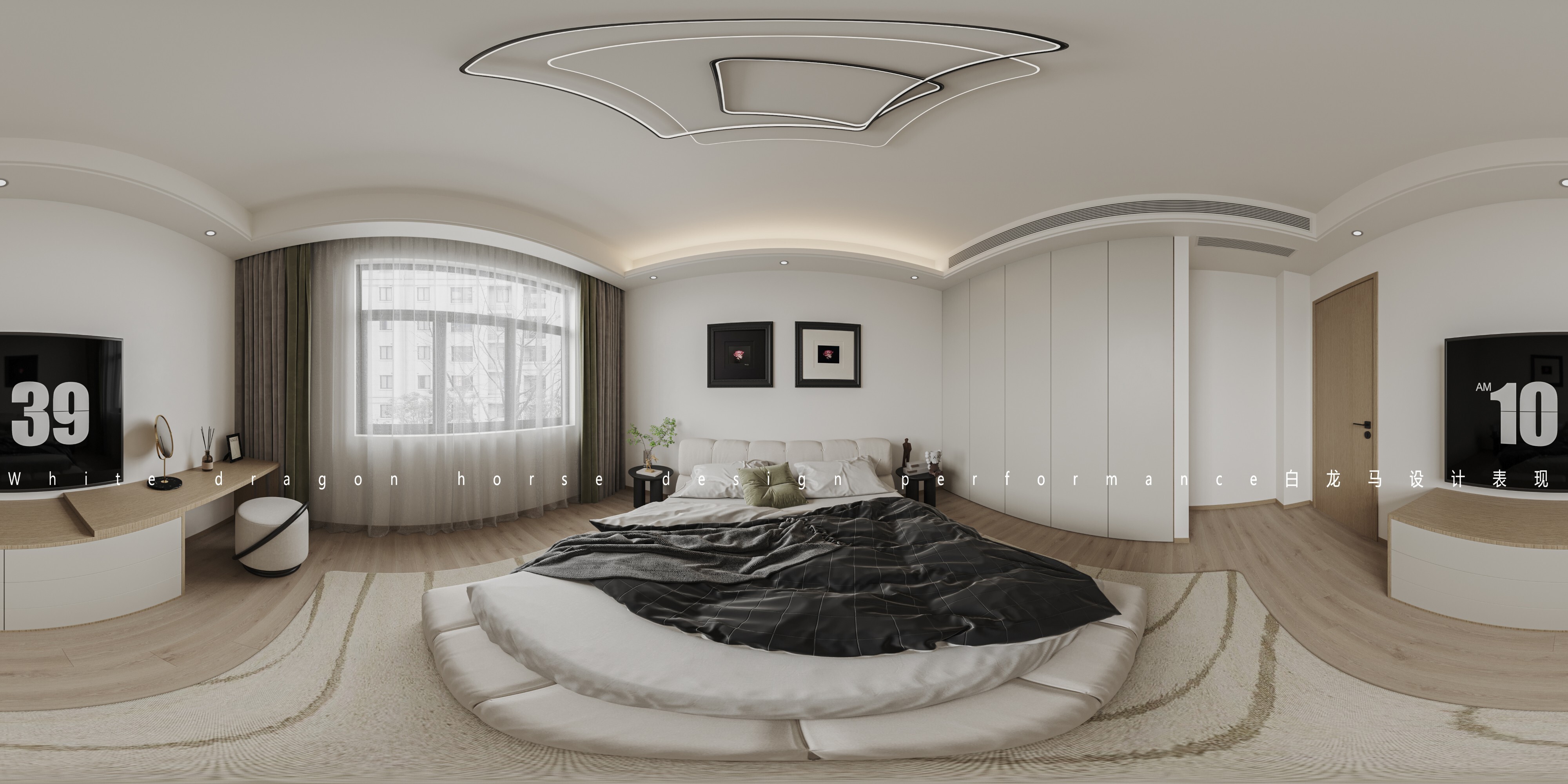 现代简约——白龙马效果图[ID: 104285279]_建e效果图
