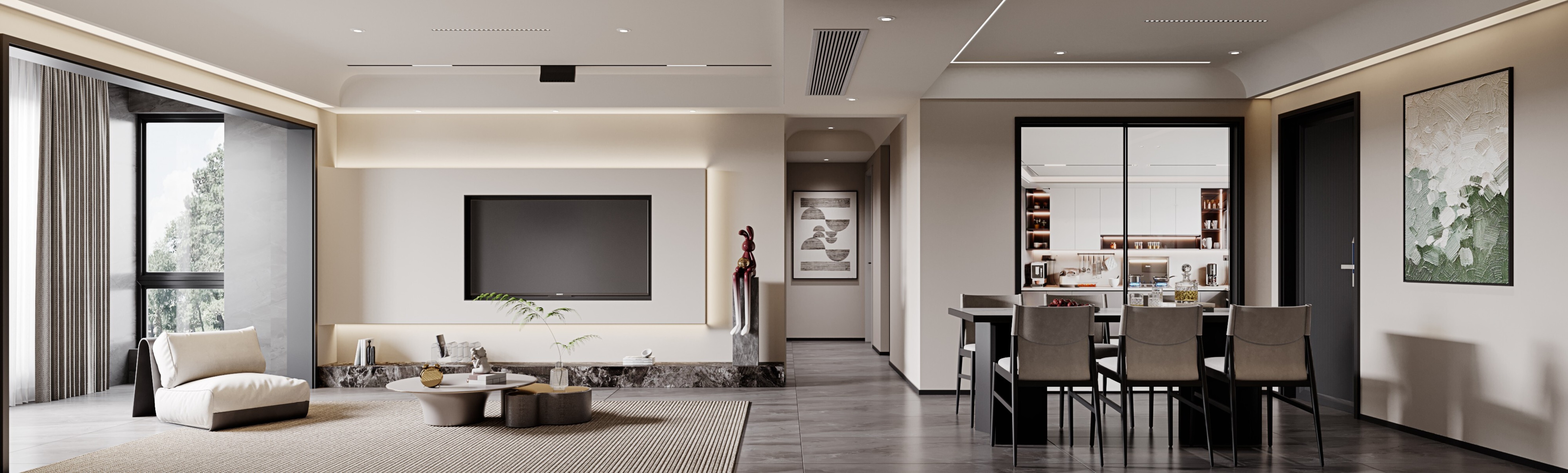 现代客餐厅-未来效果图[ID: 103826604]_建e效果图
