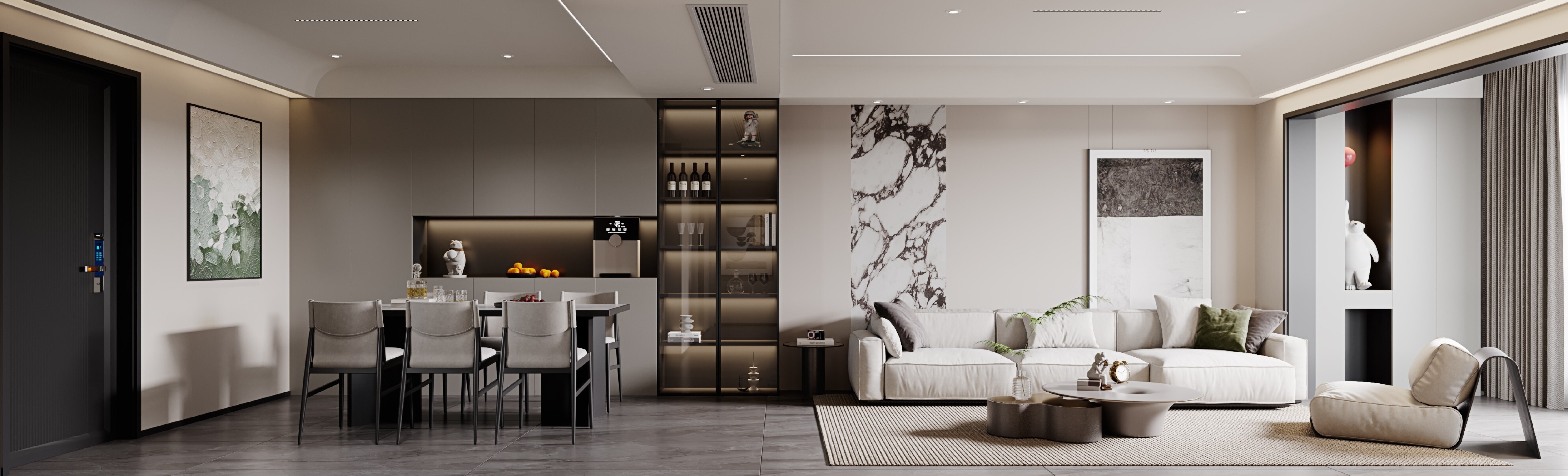 现代客餐厅-未来效果图[ID: 103826604]_建e效果图