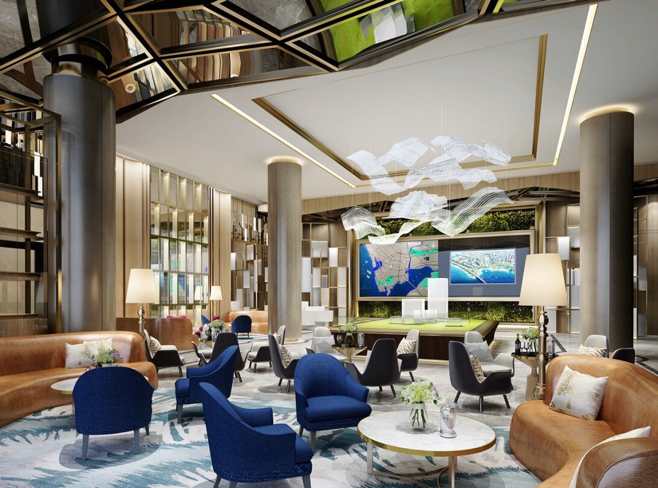售楼处效果图[ID: 104023064]_建e效果图