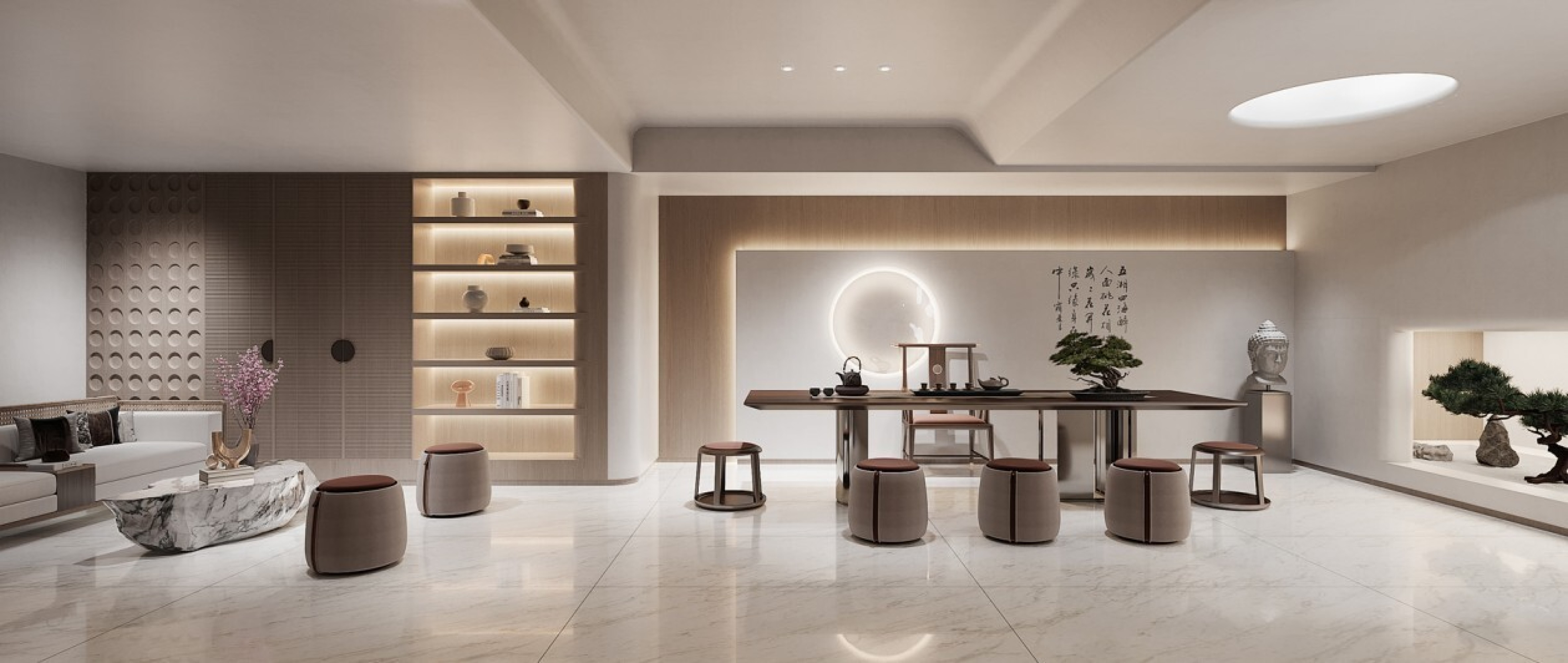 中式茶室[ID: 103957597]_建e效果图