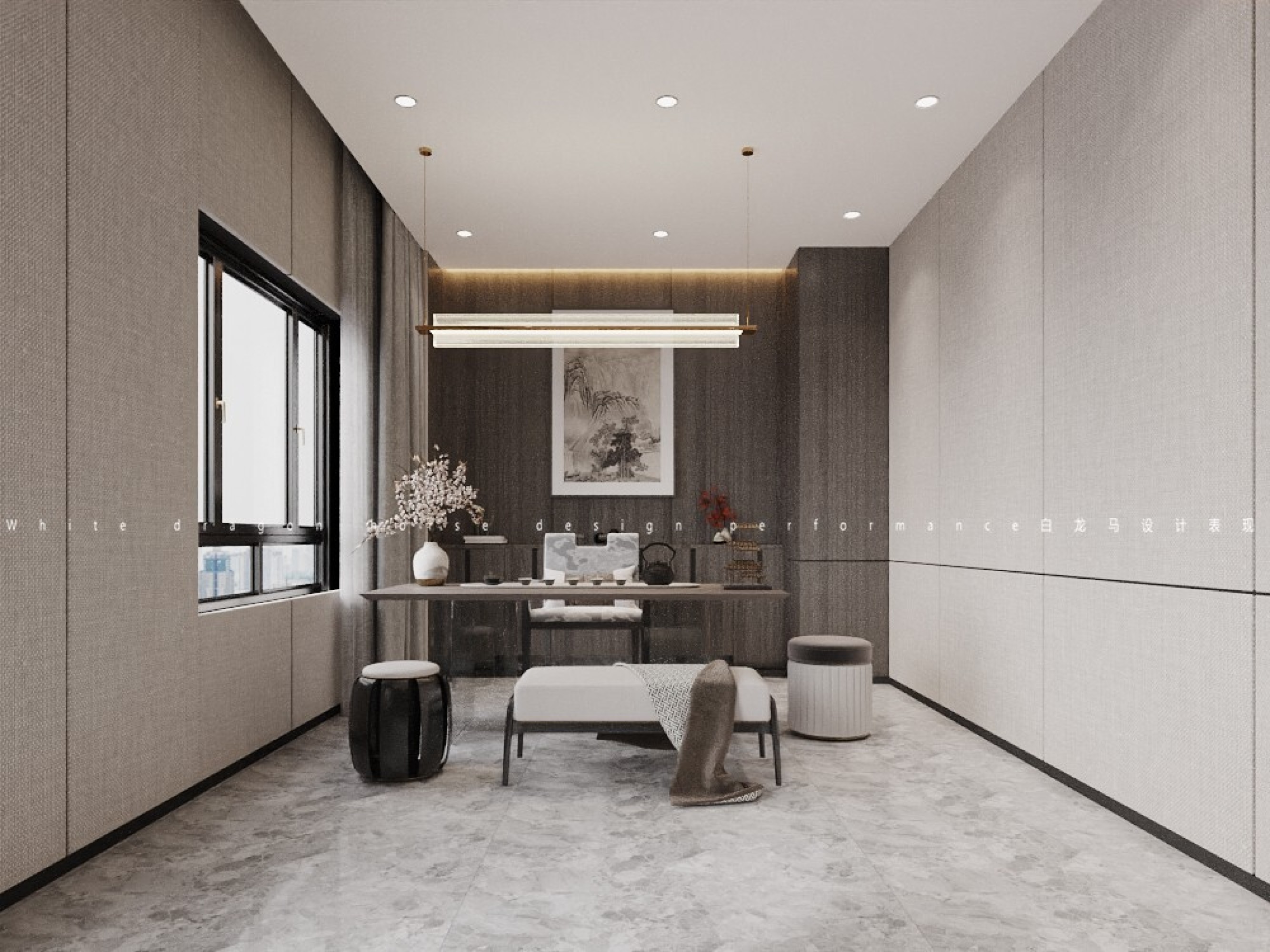 棋牌室——白龙马效果图[ID: 104678576]_建e效果图