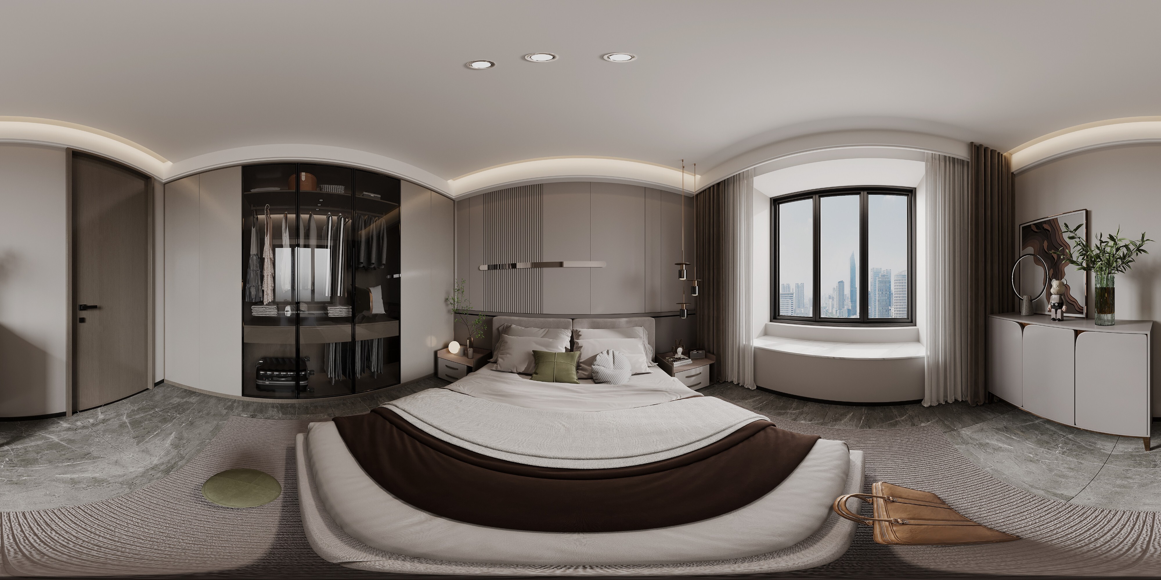 现代-白龙马效果图[ID: 104612904]_建e效果图