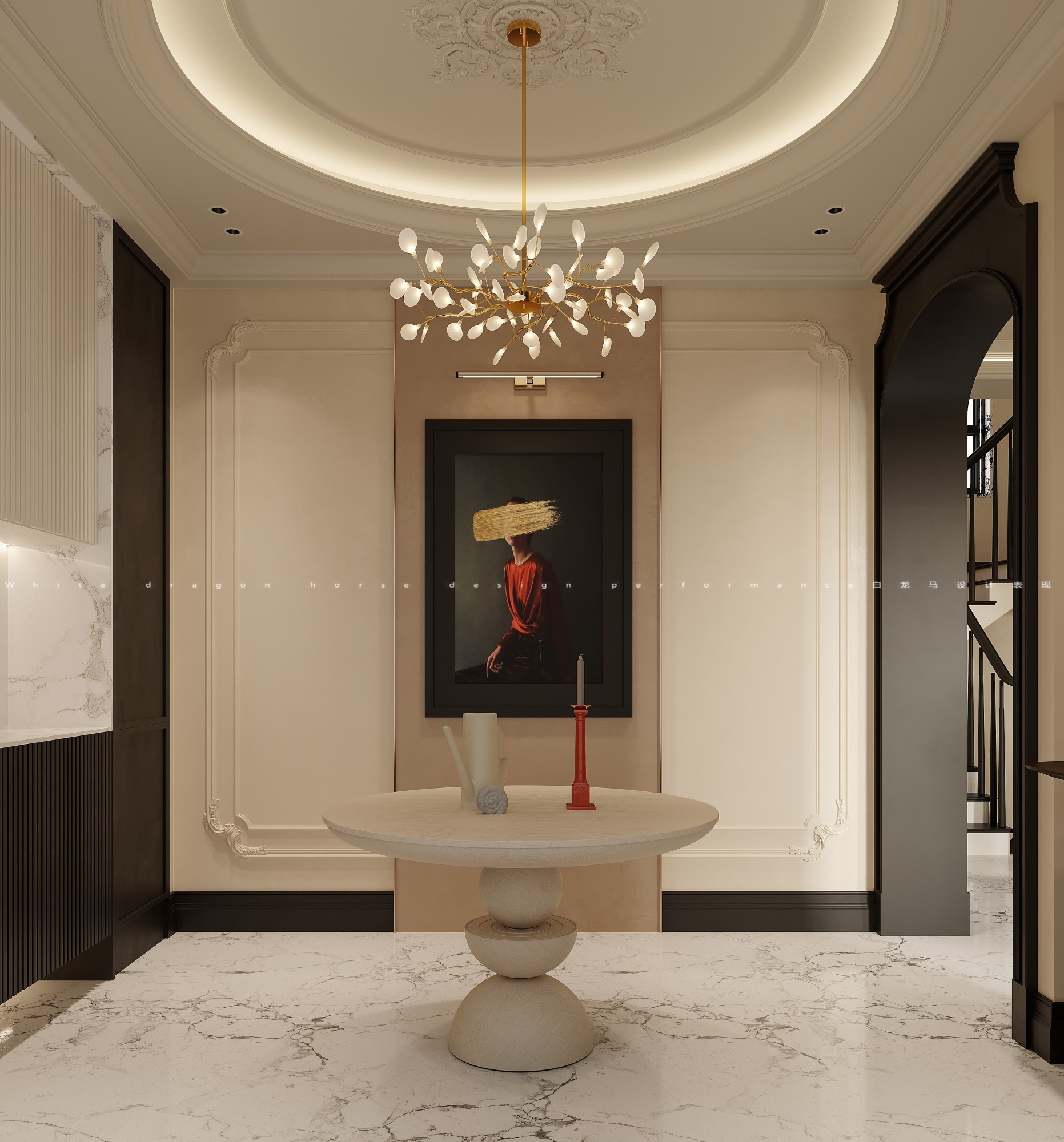 法式——白龙马效果图[ID: 104744160]_建e效果图